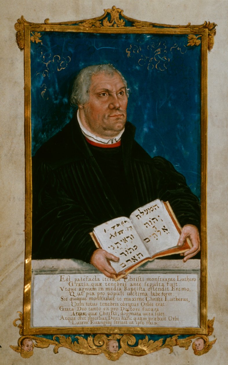 路德的翻译德国圣经，1561年 作者 卢卡斯·克拉纳赫（Lucas Cranach）