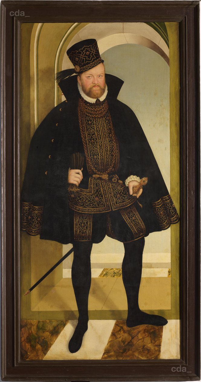 选民八月的肖像 作者 卢卡斯·克拉纳赫（Lucas Cranach）