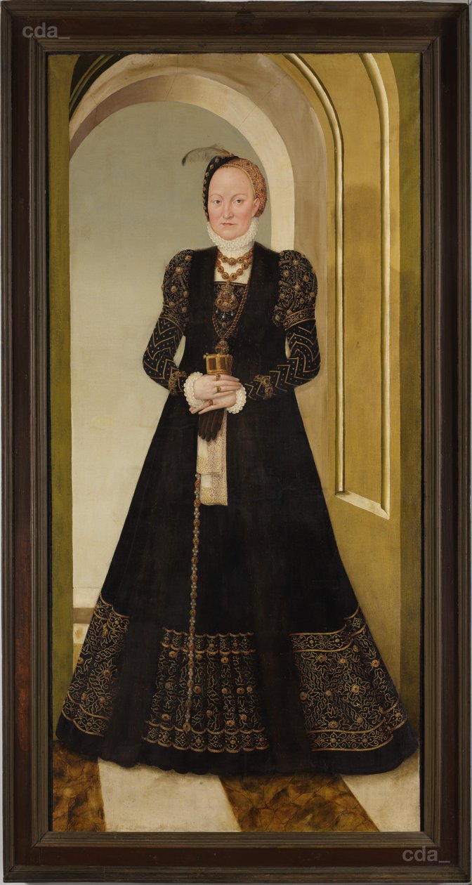 Electress安娜的肖像 作者 卢卡斯·克拉纳赫（Lucas Cranach）