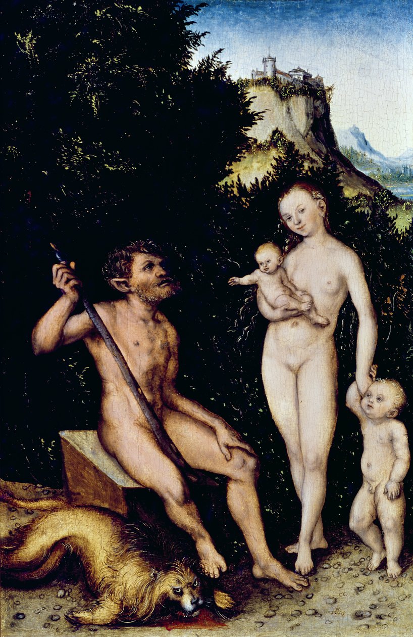 牧神家庭 作者 卢卡斯·克拉纳赫（Lucas Cranach）