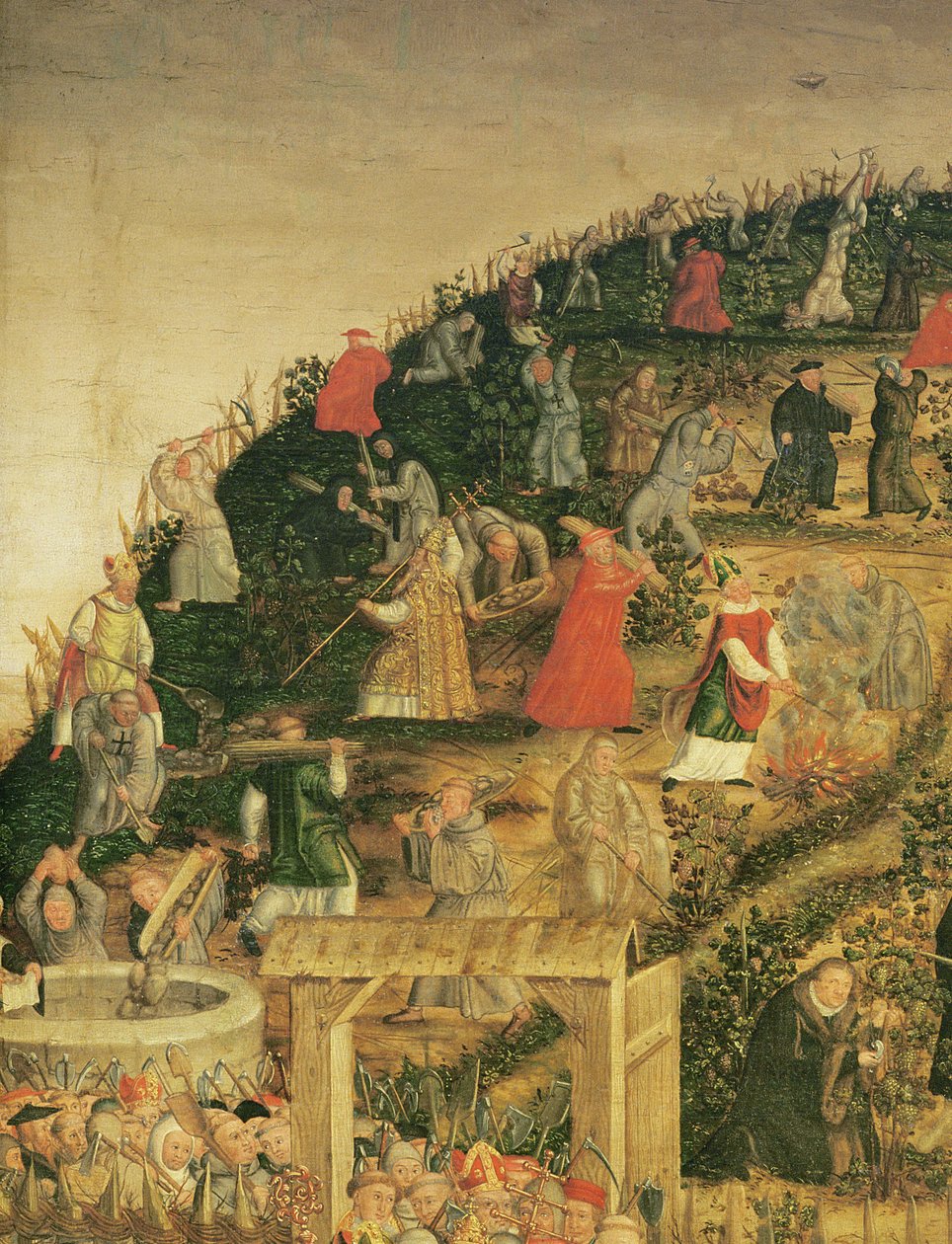 主的葡萄园，1569（细节330498） 作者 卢卡斯·克拉纳赫（Lucas Cranach）