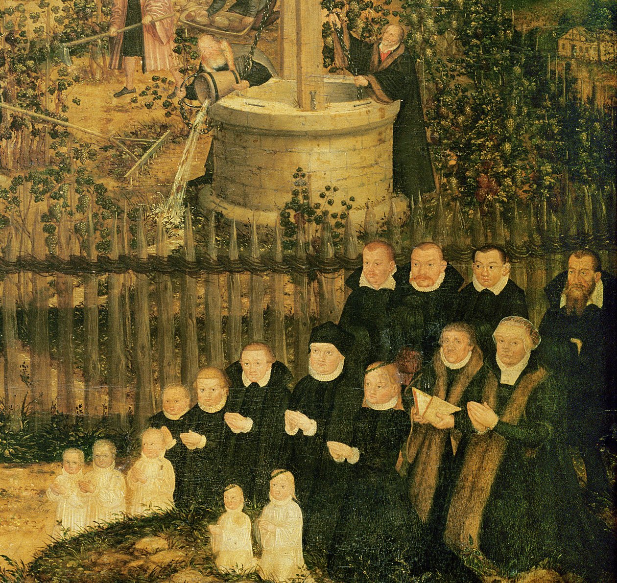主的葡萄园，1569（细节330498） 作者 卢卡斯·克拉纳赫（Lucas Cranach）