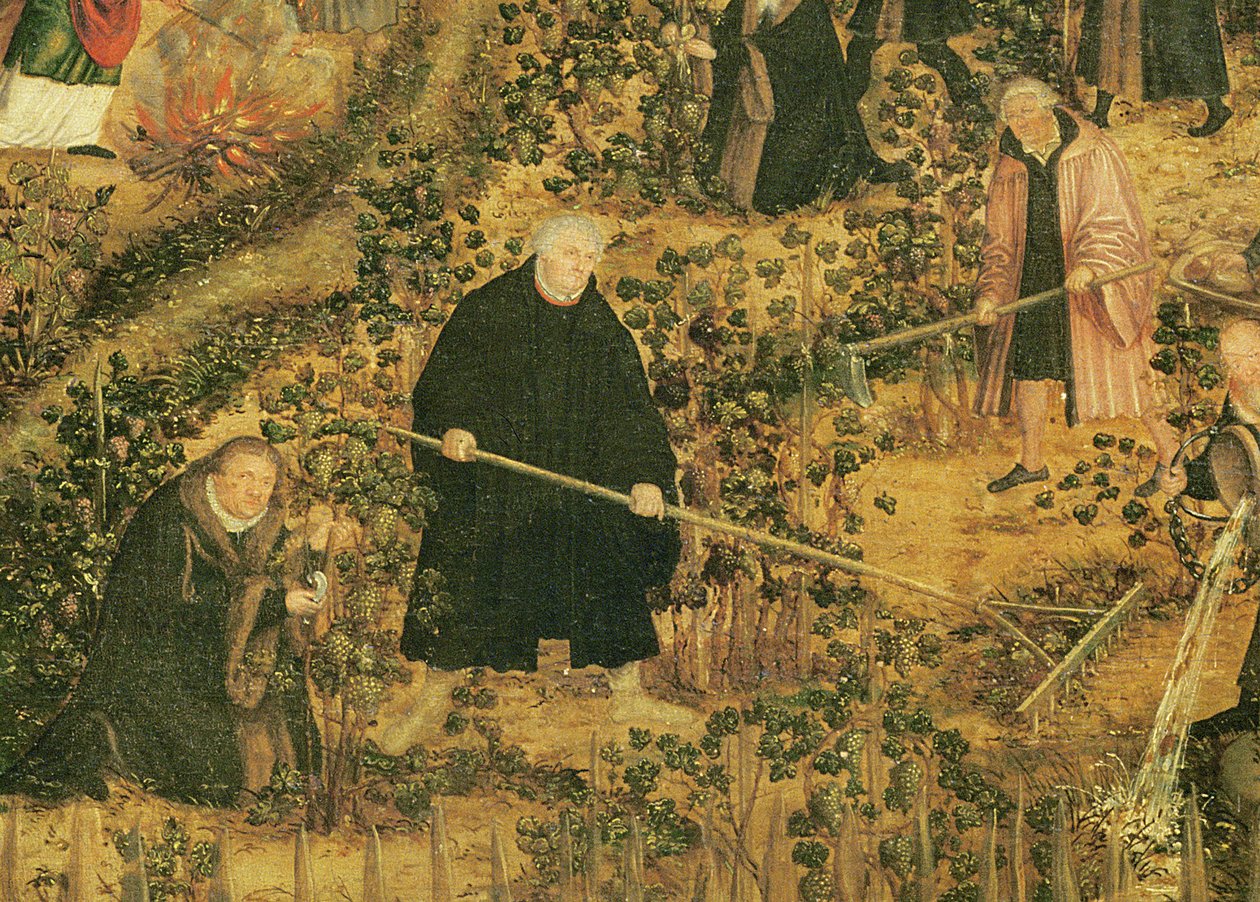 主的葡萄园，1569（细节330498） 作者 卢卡斯·克拉纳赫（Lucas Cranach）