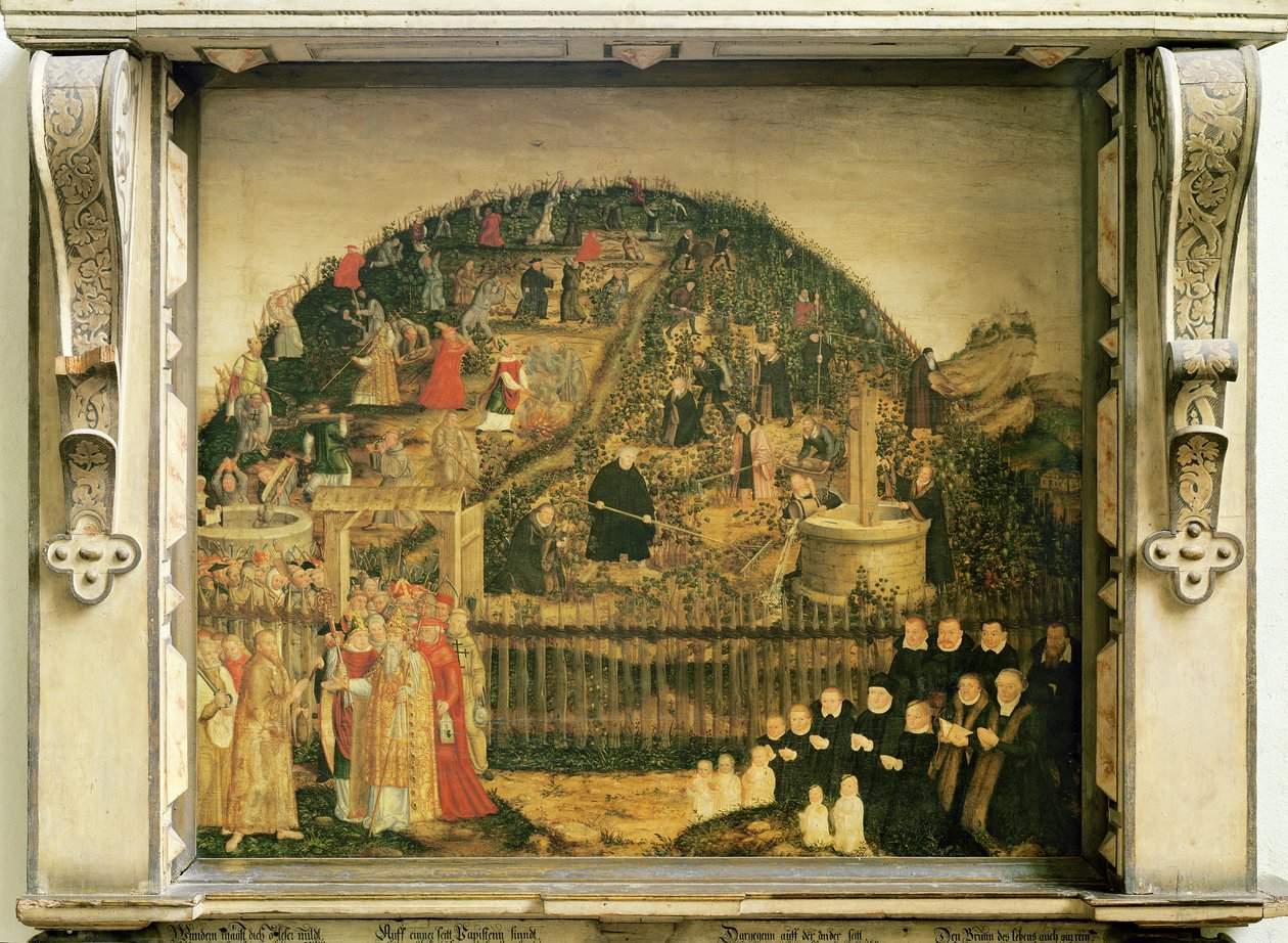 主的葡萄园，1569年 作者 卢卡斯·克拉纳赫（Lucas Cranach）