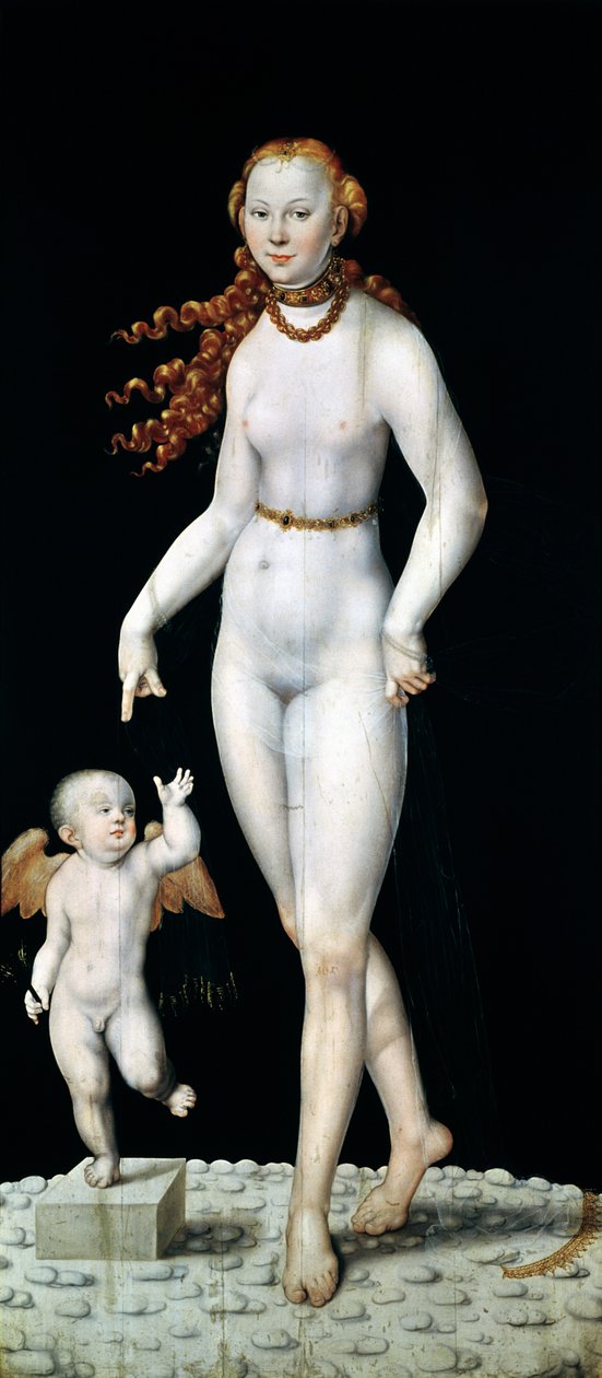金星和丘比特 作者 卢卡斯·克拉纳赫（Lucas Cranach）