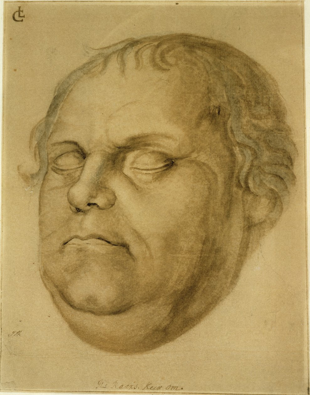 Posthumous Portrait，Martin Luther，1546 作者 卢卡斯·弗特纳格尔