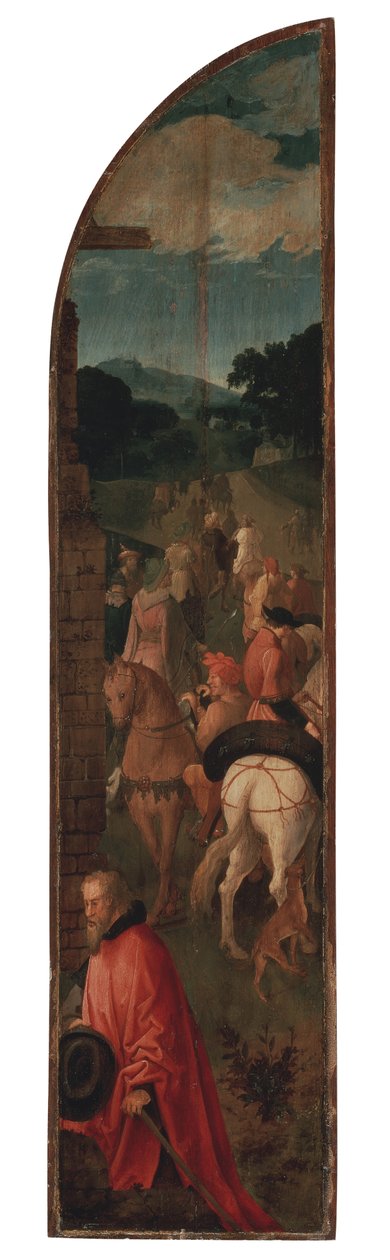 Magi Triptych的崇拜（右图） 作者 卢卡斯·范·莱登