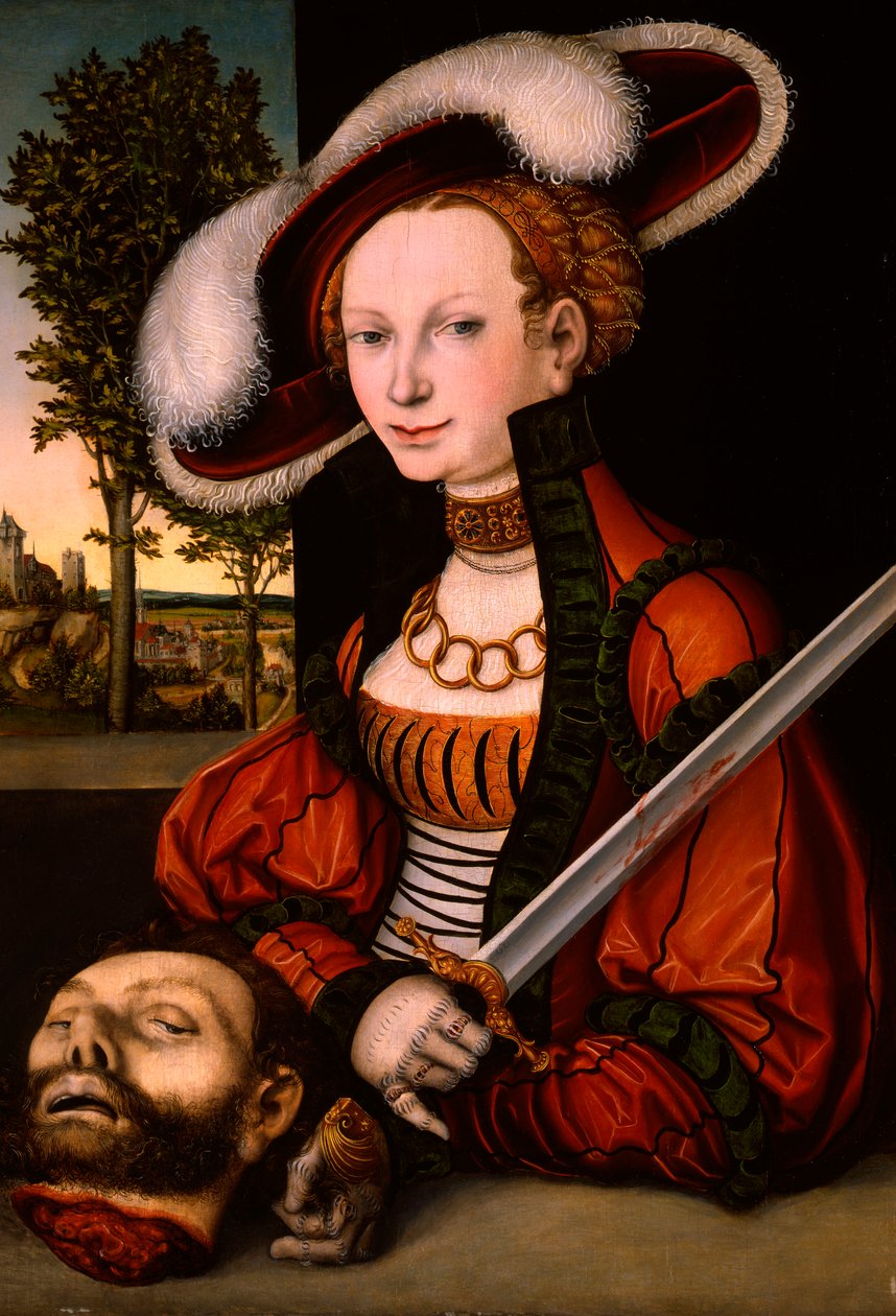 朱迪思（Judith）和霍洛弗内斯（Holofernes）校长，约1530年 作者 卢卡斯·克拉纳赫
