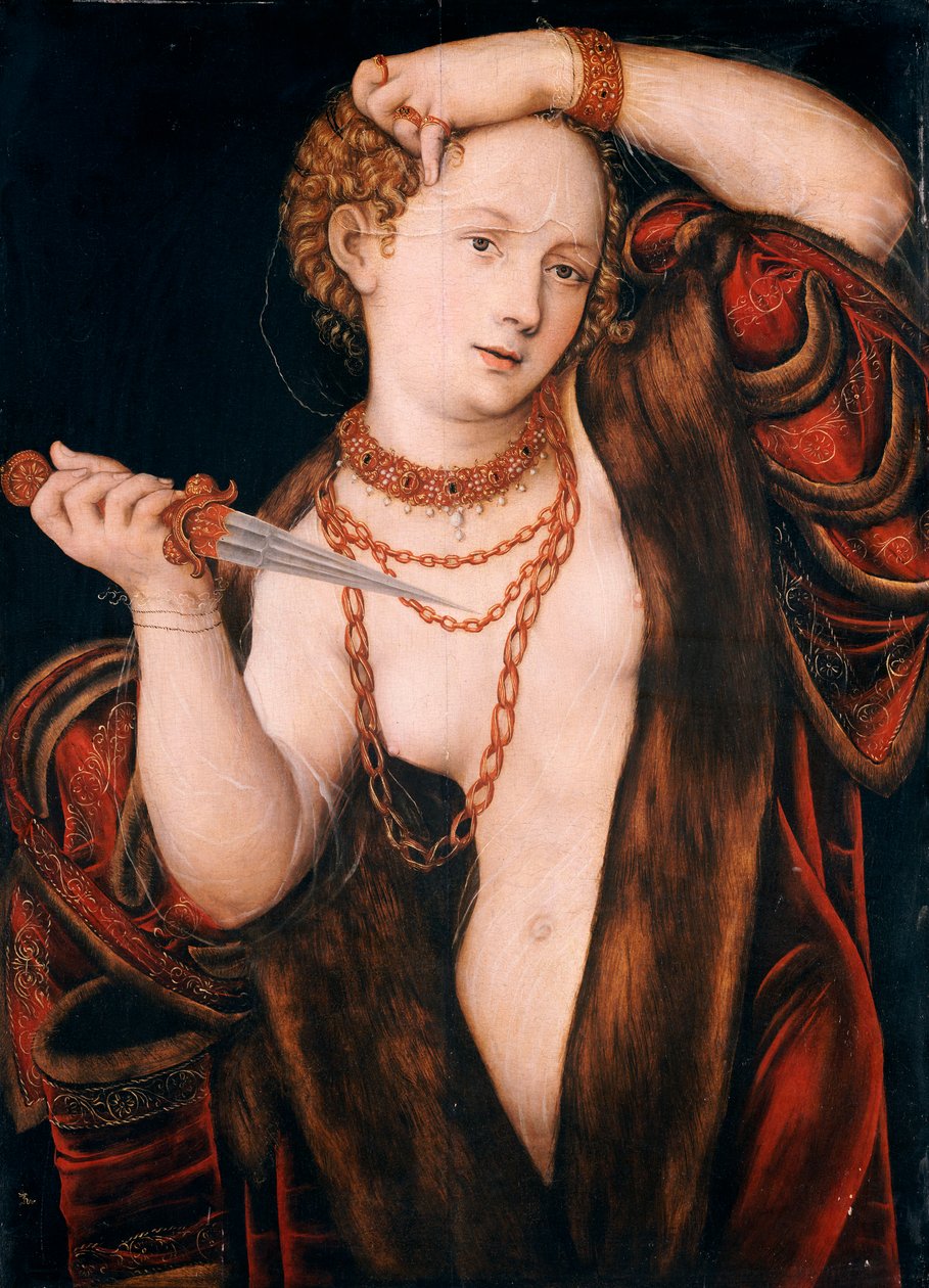 Lucretia，1537年后 作者 卢卡斯·克拉纳赫