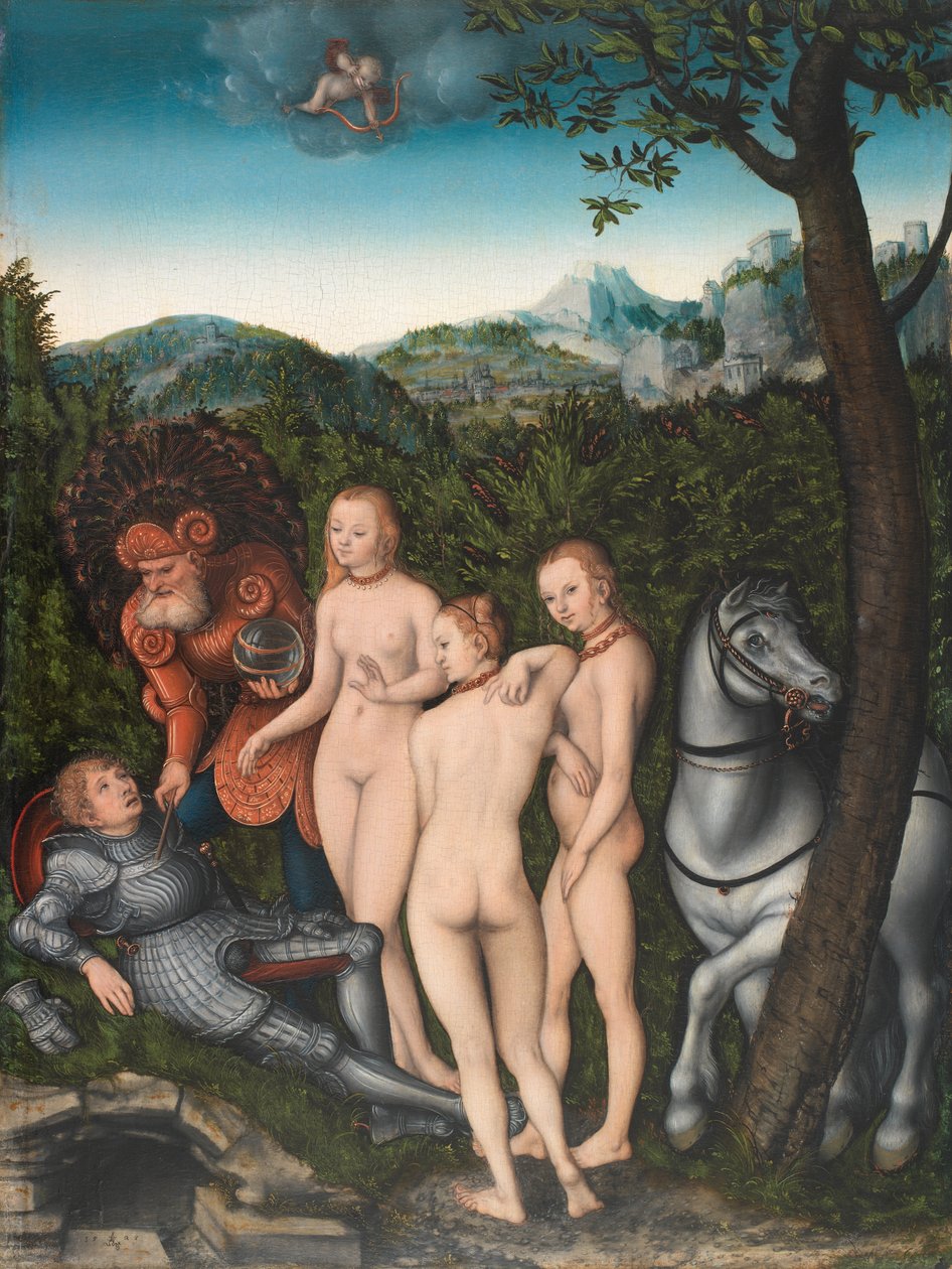 巴黎的审判》（The Judgement of Paris 作者 老卢卡斯·克拉纳赫