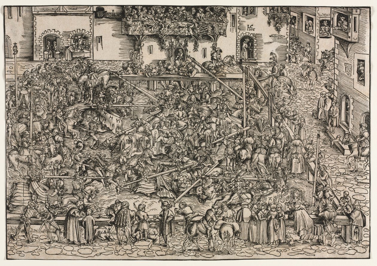 比赛，1506年。 作者 卢卡斯·克拉纳赫