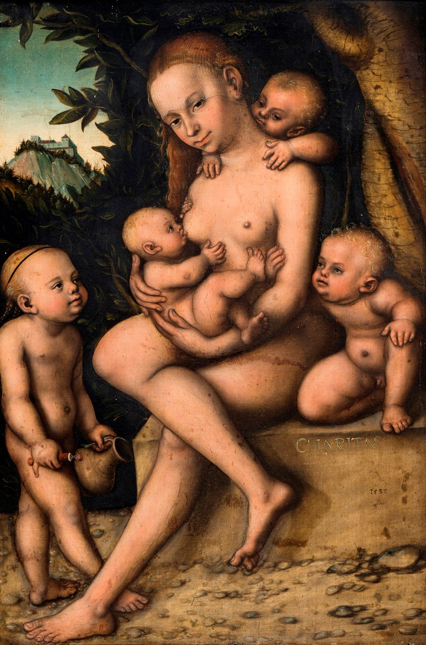 慈善机构，1535年。 作者 卢卡斯·克拉纳赫