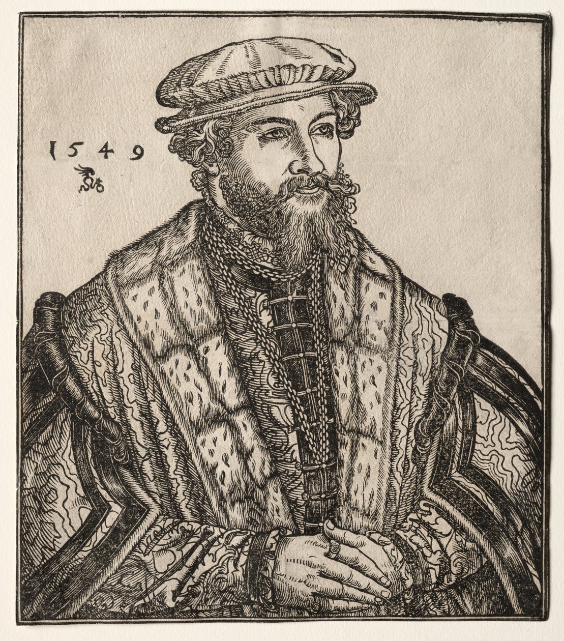 博士克里斯汀·布鲁克（ChristianBrück），1549年。 作者 卢卡斯·克拉纳赫