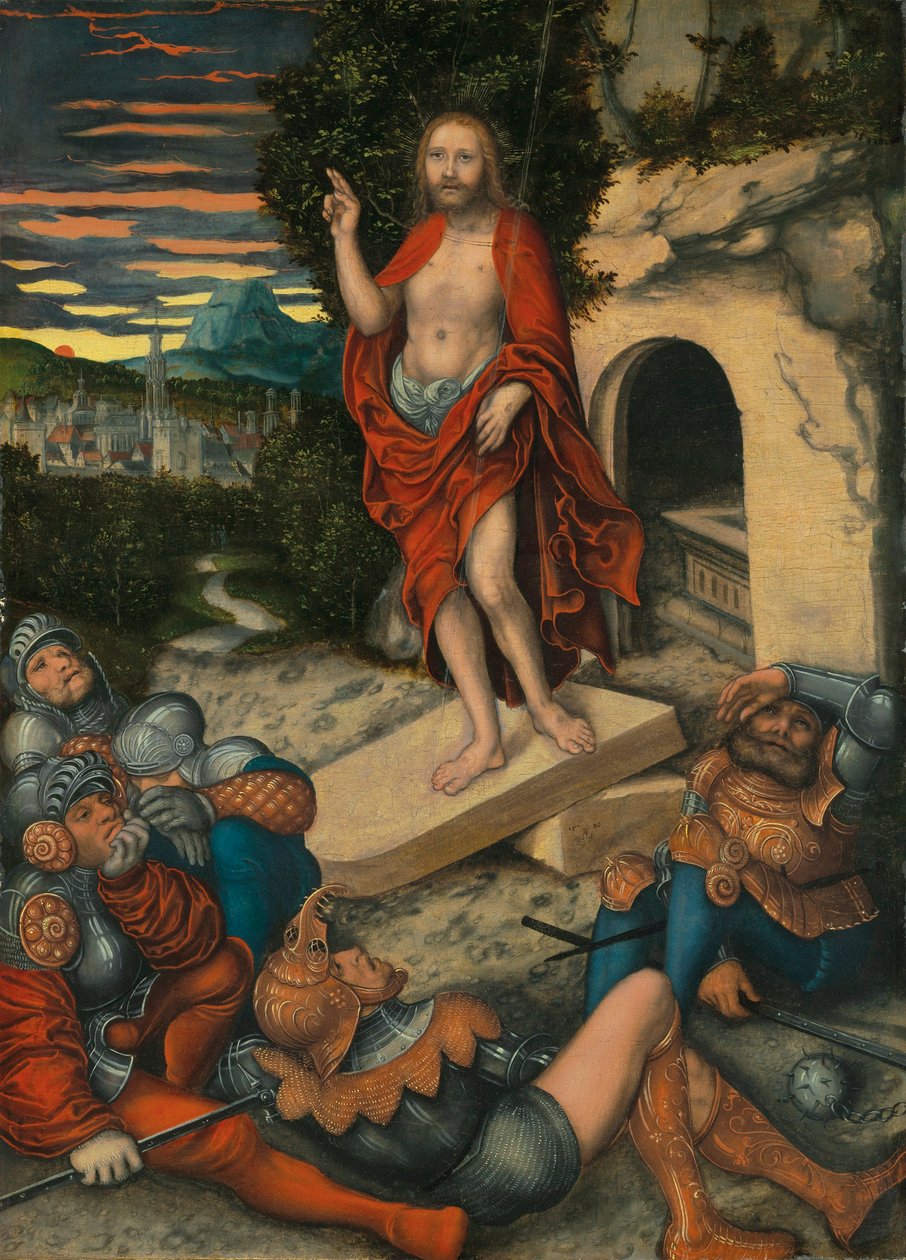 德语：Auferstehung Christi 基督复活 作者 卢卡斯·克拉纳赫