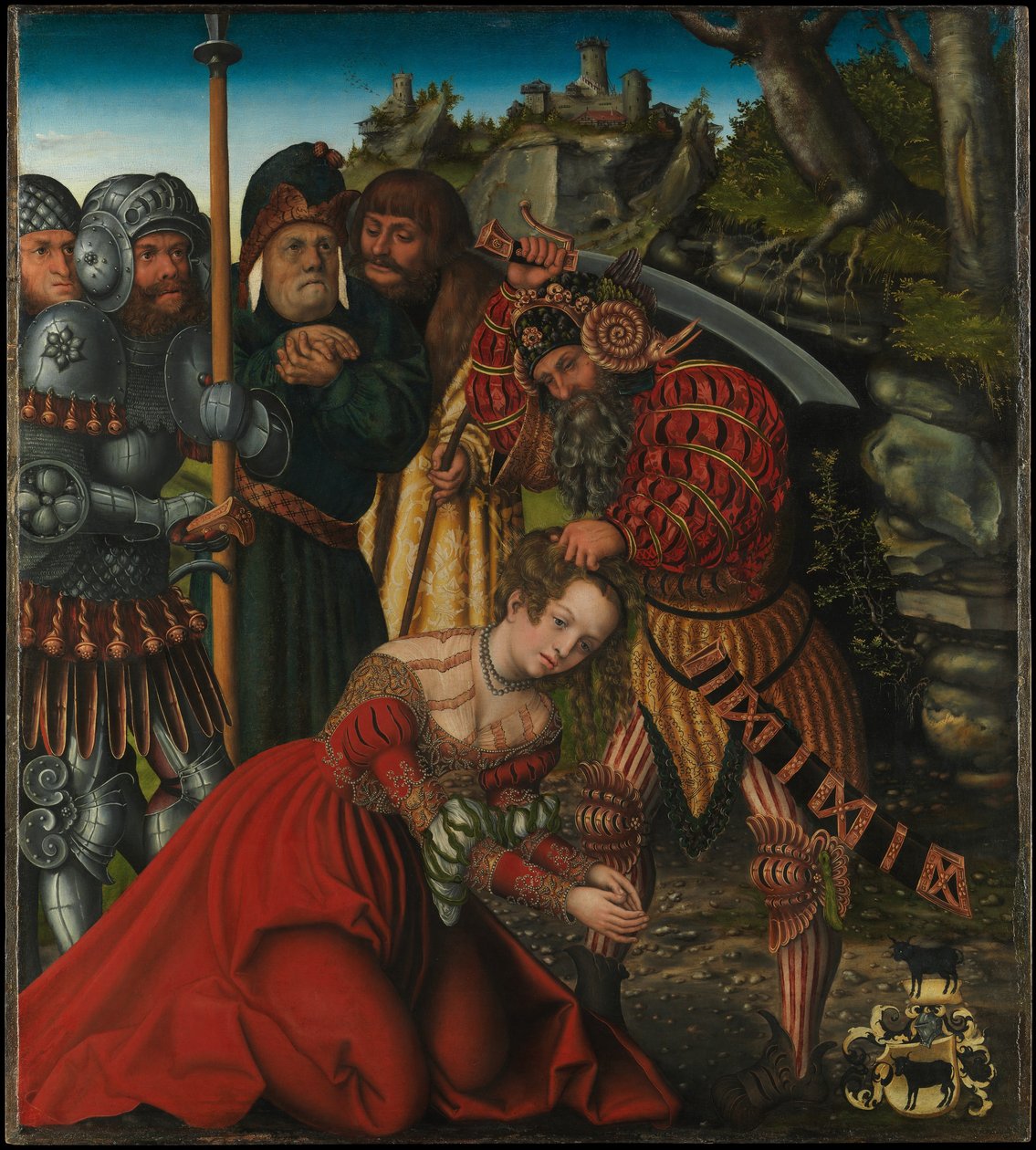 德语：Das Martyrium der Heiligen Barbara 圣芭芭拉的殉难 作者 卢卡斯·克拉纳赫