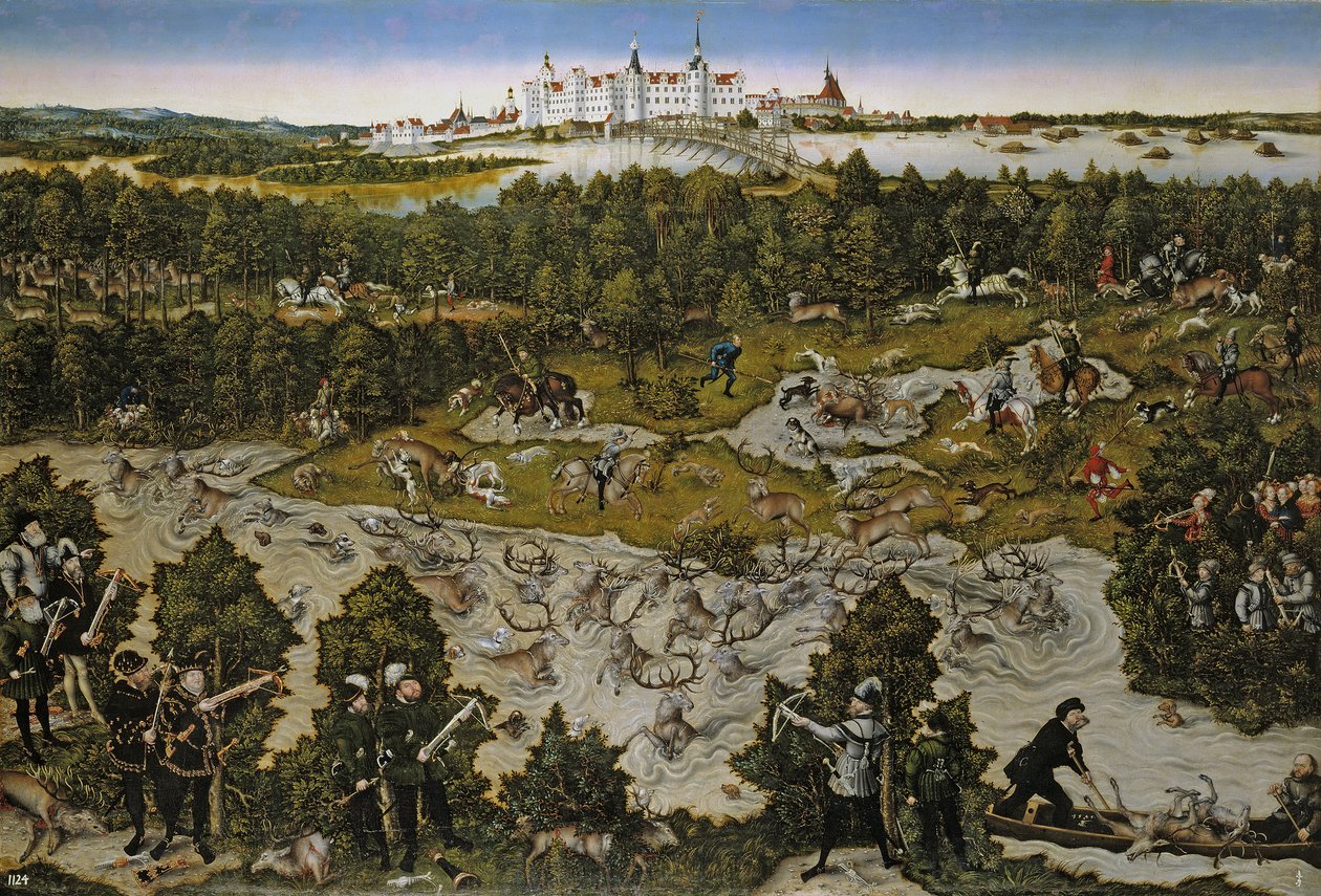 在托尔高城堡（Torgau Castle）追悼费迪南德一世皇帝 作者 卢卡斯·克拉纳赫