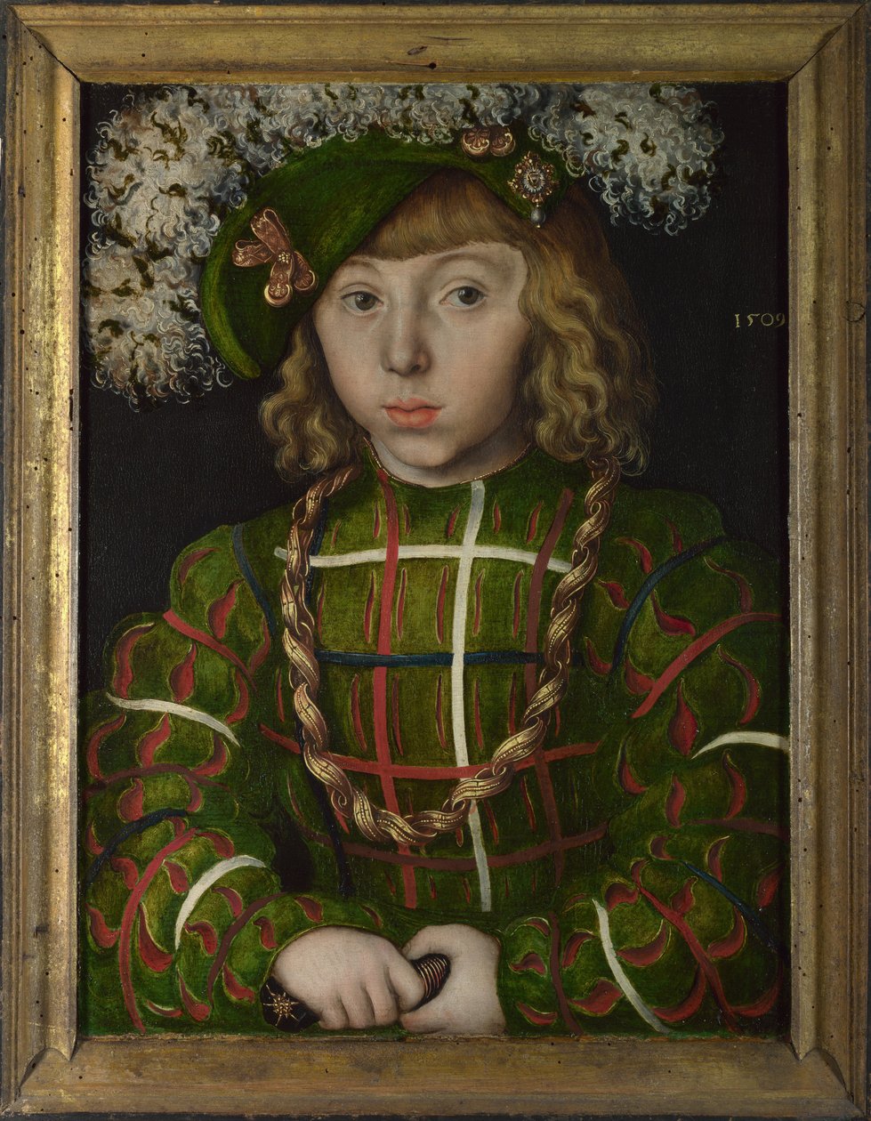 约翰·弗雷德里克一世（John Frederick I），萨克森州的选举人1503-1554，1509 作者 卢卡斯·克拉纳赫