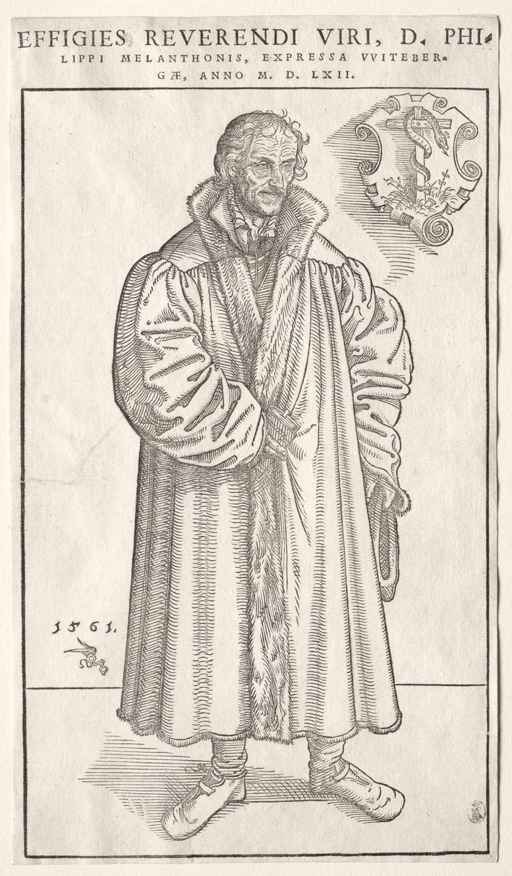 Philipp Melanchthon。 作者 卢卡斯·克拉纳赫