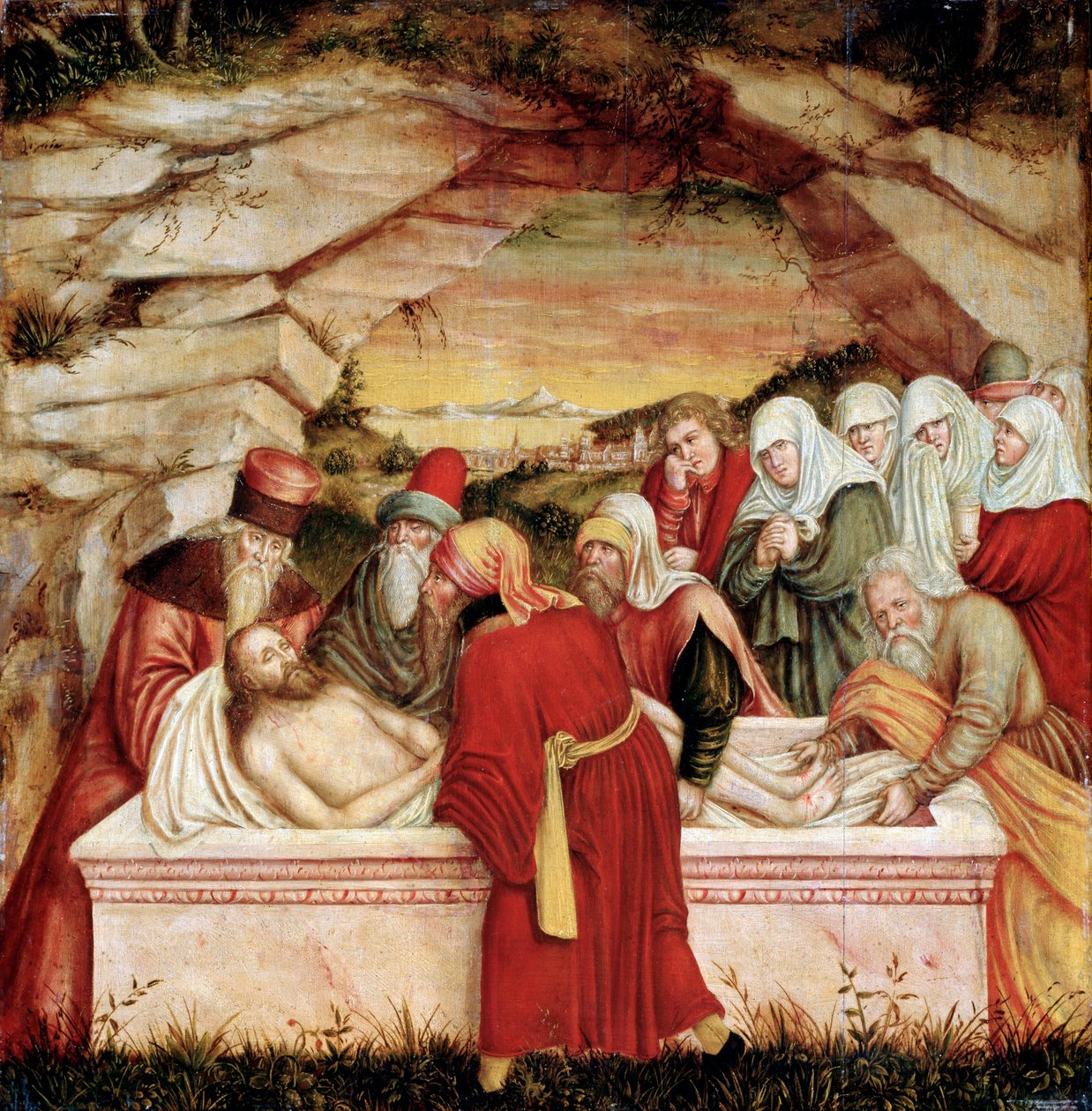The Entombment"。   作者 卢卡斯·克拉纳赫