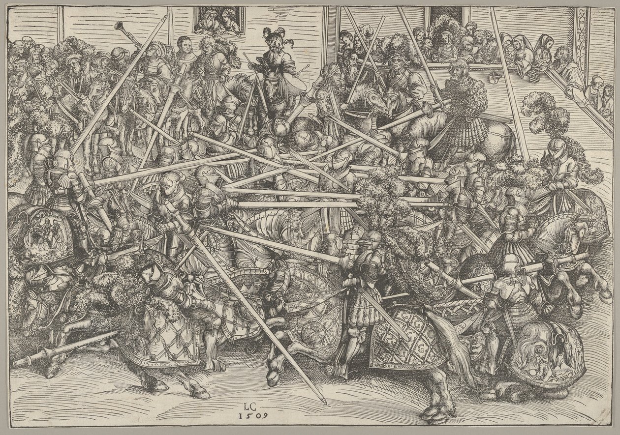 第三场比赛，1509年。 作者 卢卡斯·克拉纳赫
