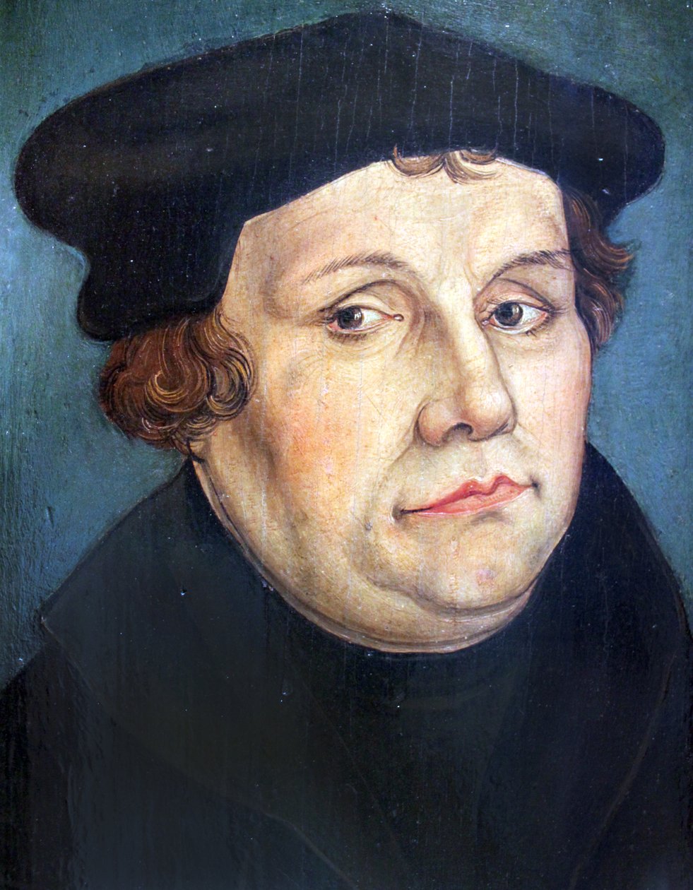 1570 Cranach d.J. 《马丁-路德肖像》anagoria 作者 卢卡斯·克拉纳赫（Lucas Cranach）