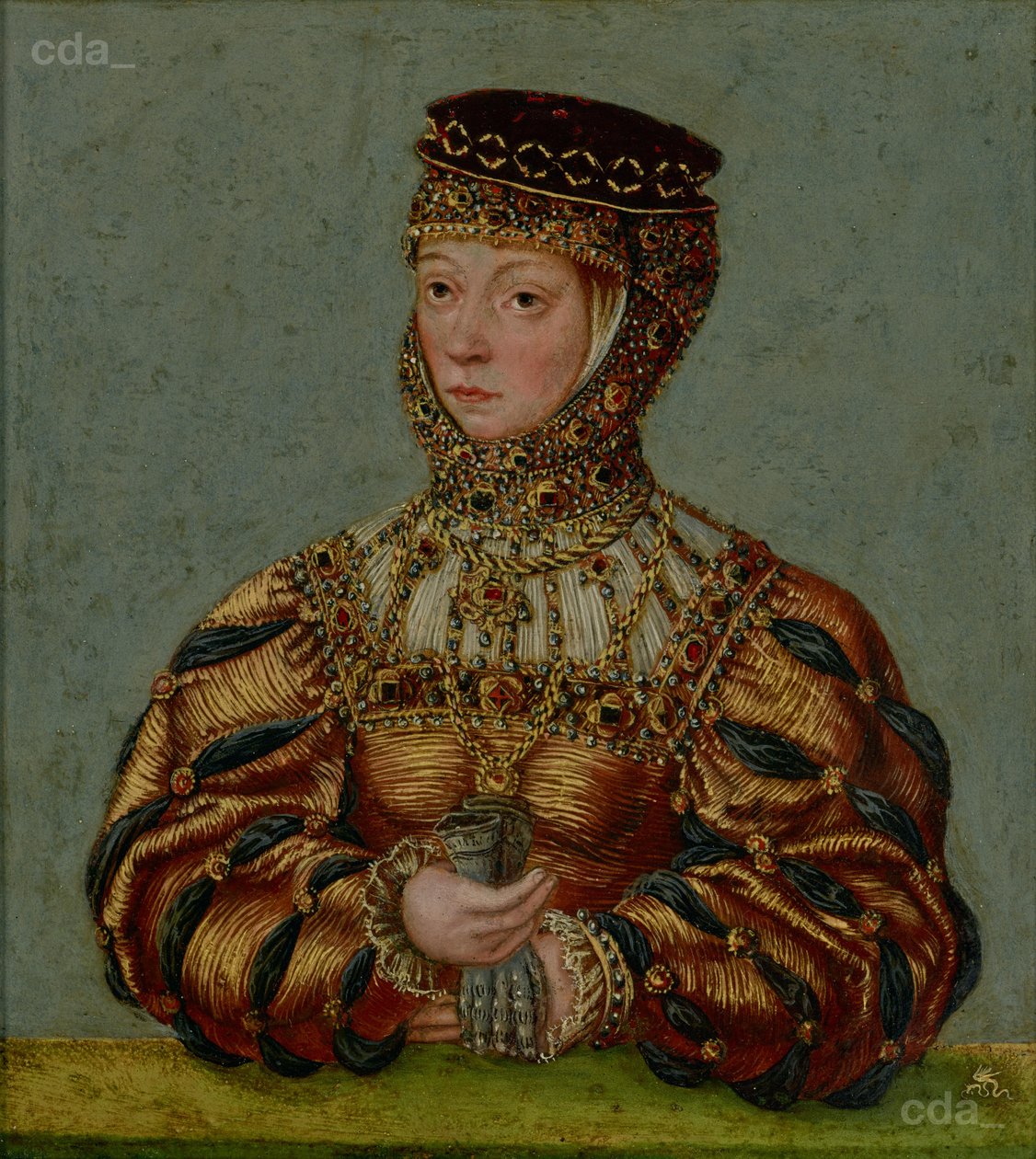 芭芭拉-拉齐威尔 作者 卢卡斯·克拉纳赫（Lucas Cranach）