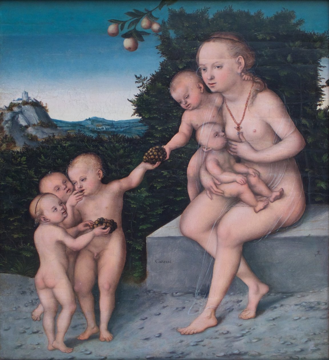 德语：慈善社 作者 卢卡斯·克拉纳赫（Lucas Cranach）