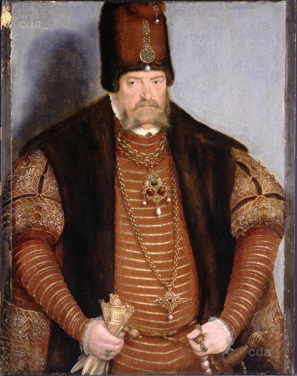 勃兰登堡选帝侯约阿希姆二世肖像 作者 卢卡斯·克拉纳赫（Lucas Cranach）