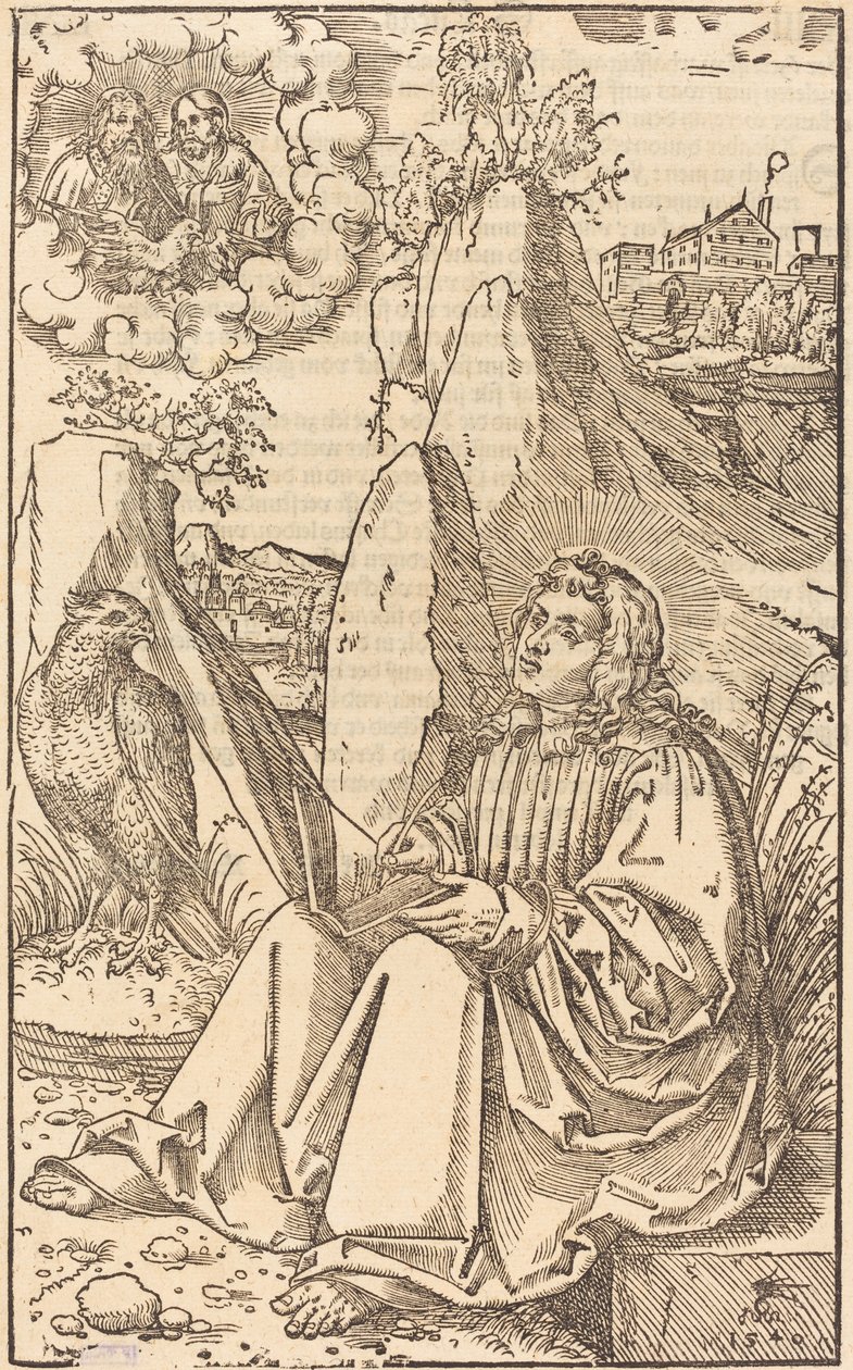 景观中的圣约翰 作者 卢卡斯·克拉纳赫（Lucas Cranach）