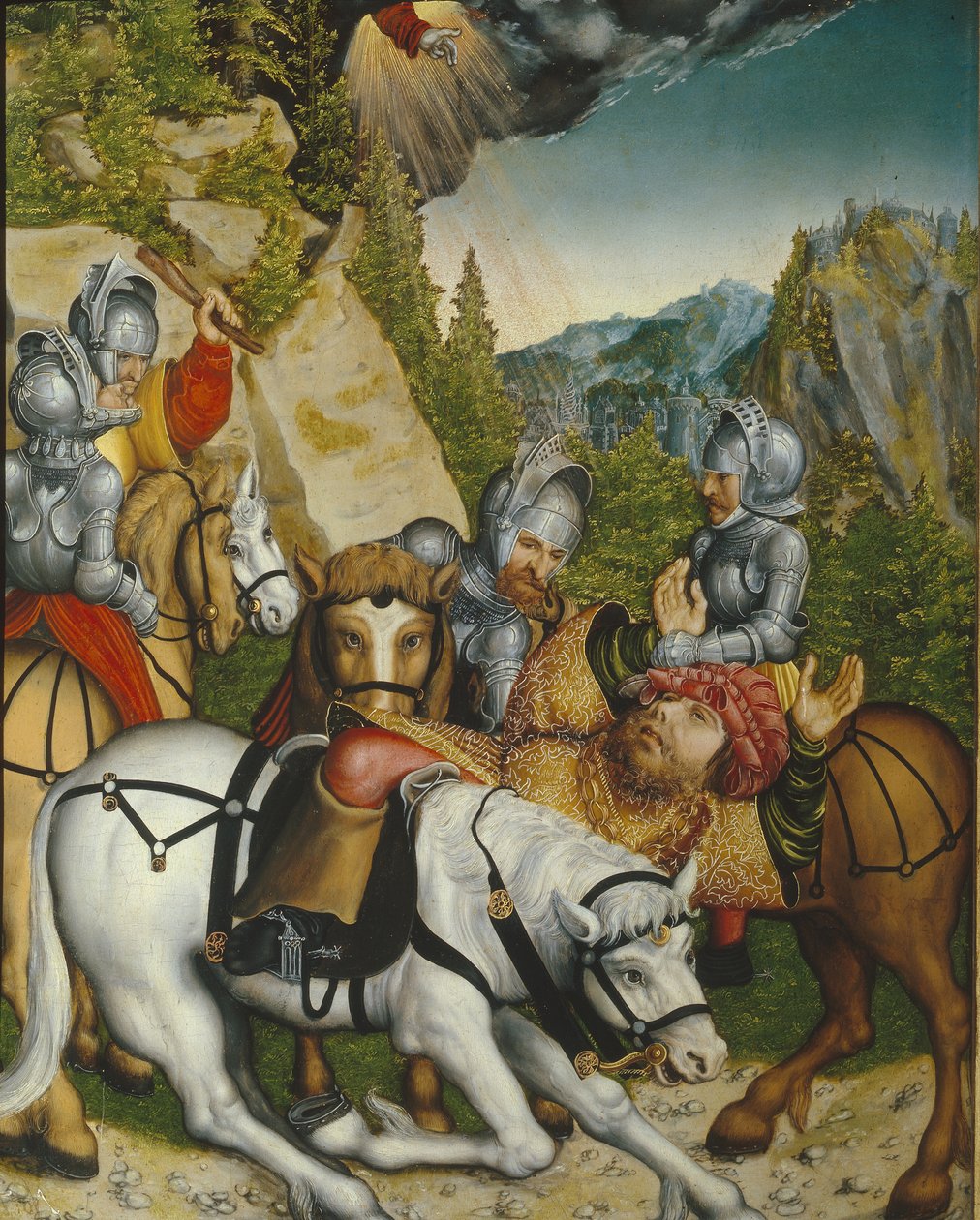 前往大马士革的转变 作者 卢卡斯·克拉纳赫（Lucas Cranach）