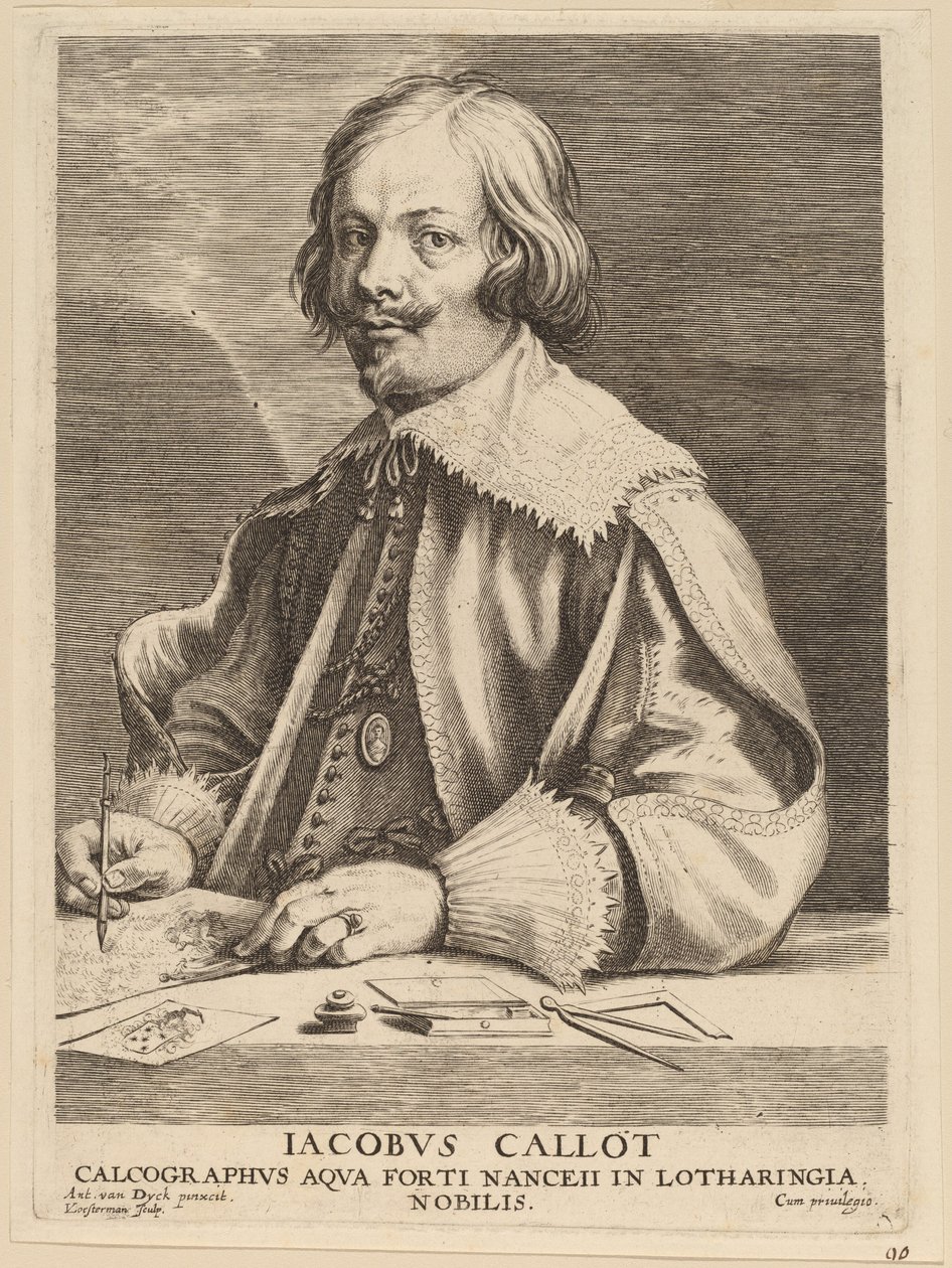 Jacques Callot 作者 安东尼·范戴克爵士之后的卢卡斯·埃米尔·沃斯特曼