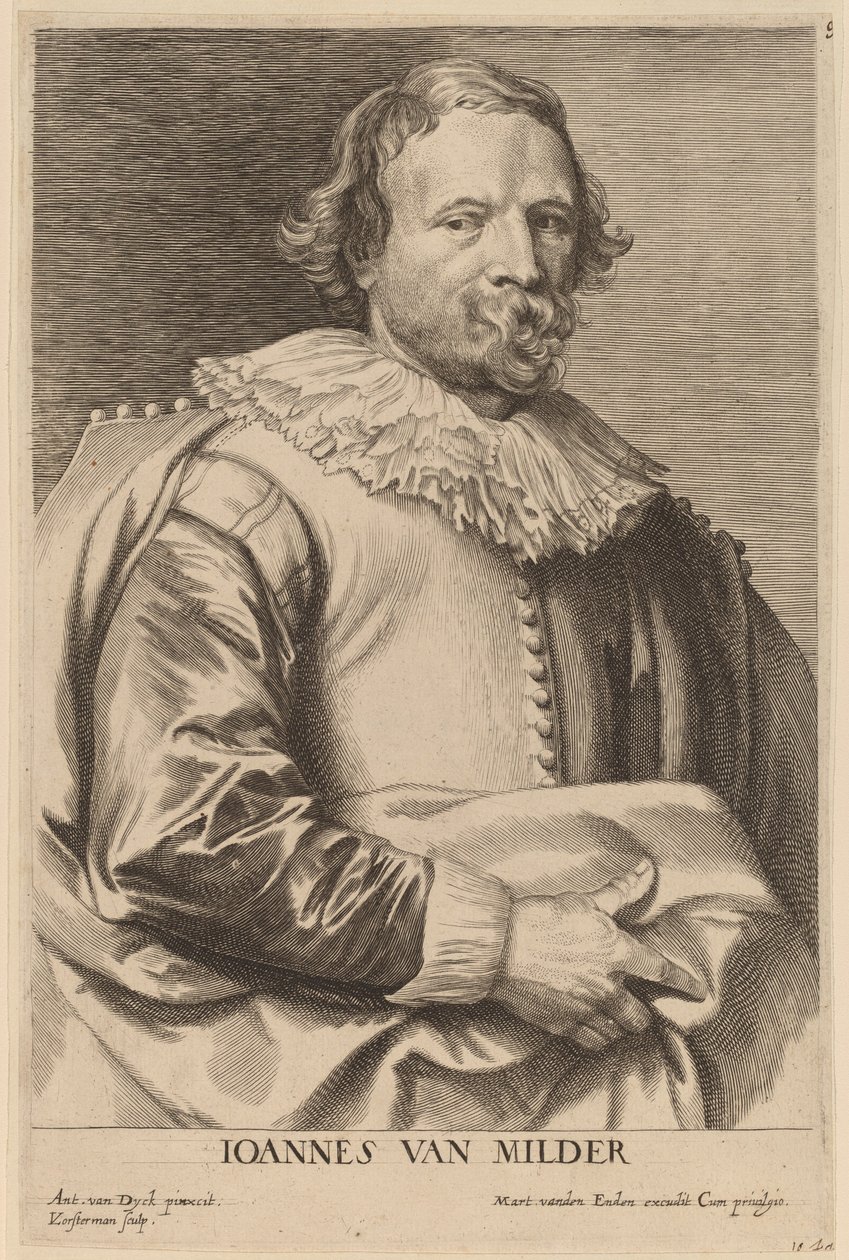 Jan van Mildert 作者 安东尼·范戴克爵士之后的卢卡斯·埃米尔·沃斯特曼