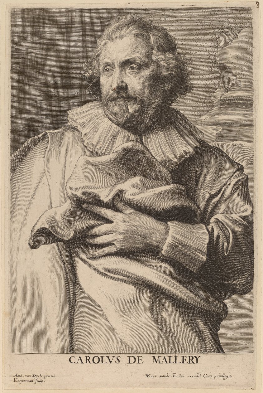 Charles de Mallery 作者 安东尼·范戴克爵士之后的卢卡斯·埃米尔·沃斯特曼
