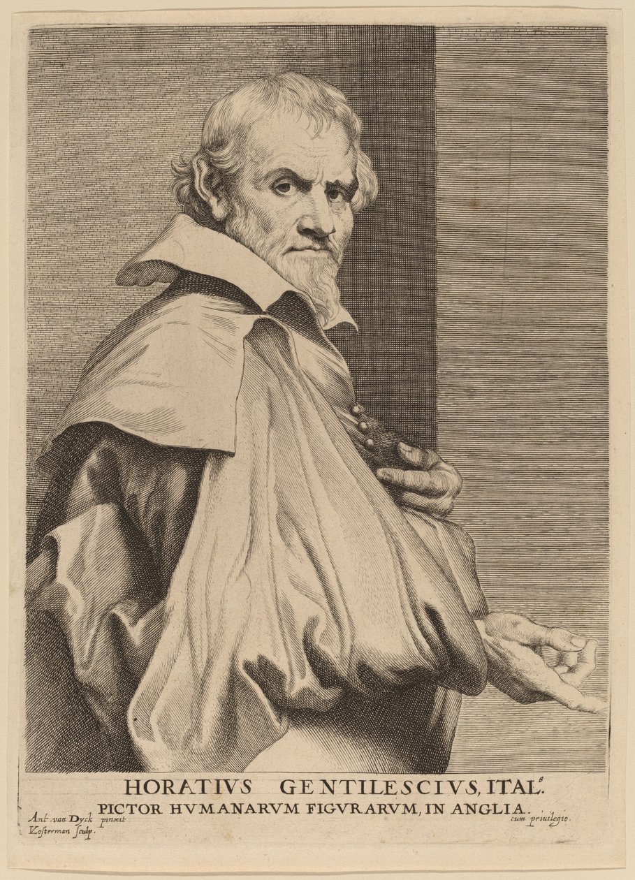 Orazio Gentileschi 作者 安东尼·范戴克爵士之后的卢卡斯·埃米尔·沃斯特曼