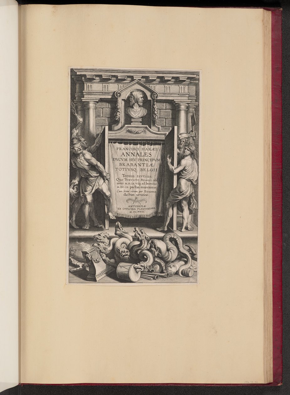 Franciscus van Haer, Annales Ducum seu Principum Brabantiae, III扉页 作者 彼得·保罗·鲁本斯爵士之后的卢卡斯·埃米尔·沃斯特曼