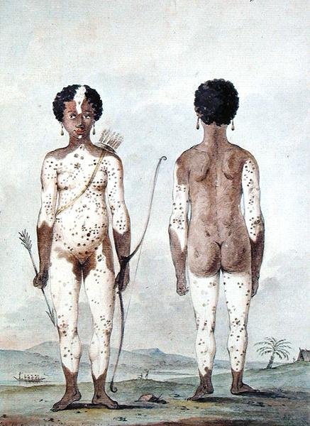 Petite fille negre nee Lille St. Lucia》，约1795年（纸上水彩）。 作者 卢卡斯卢卡斯