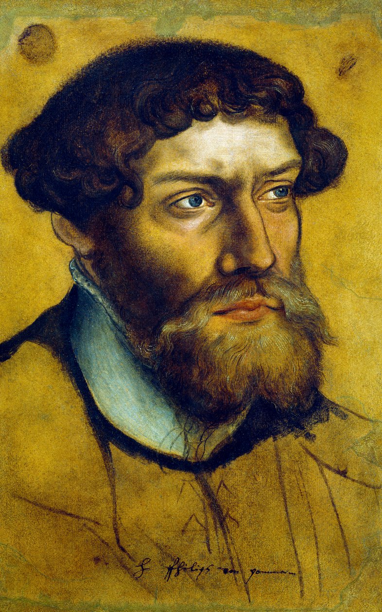 老卢卡斯-克拉纳赫（1472-1553）绘制的波美拉尼亚公爵菲利普一世的肖像，图画 作者 老卢卡斯·克拉纳赫