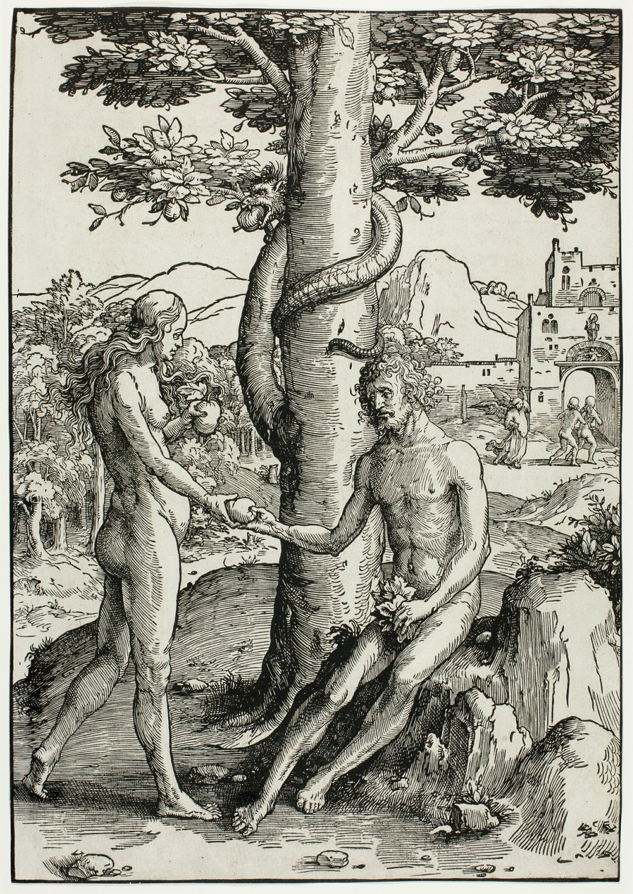 亚当和夏娃（人类的堕落） 作者 卢卡斯·范·莱登