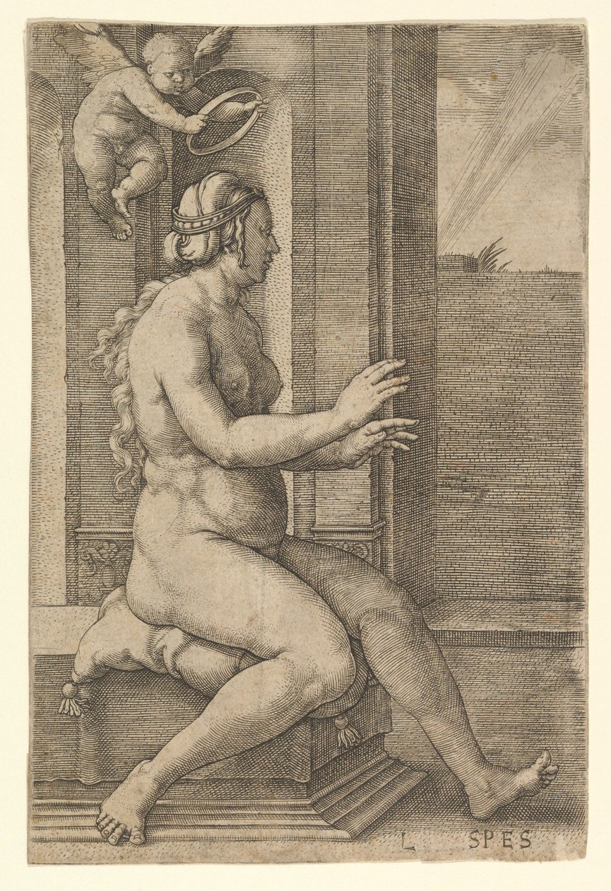 希望，1530年。 作者 卢卡斯·范·莱登