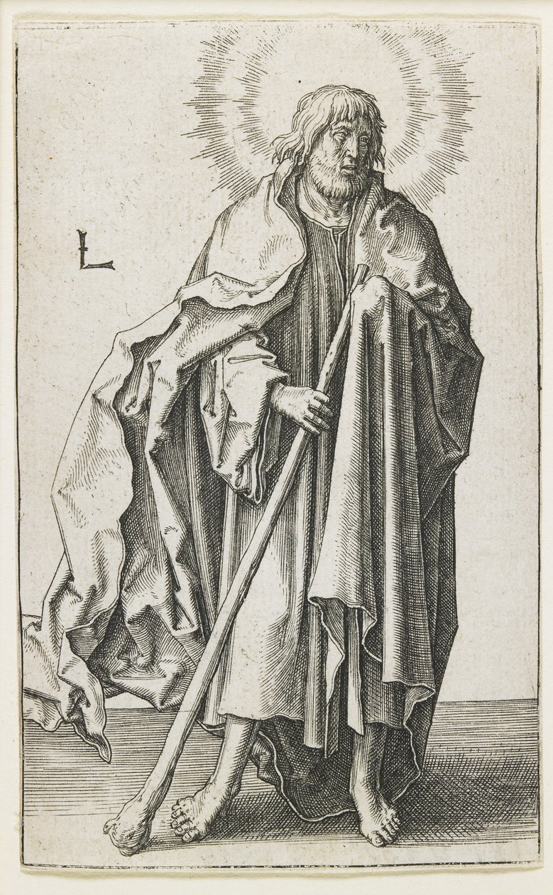 St. Thaddeus，1510 作者 卢卡斯·范·莱登