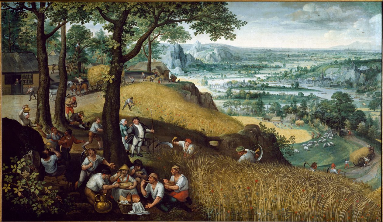 夏日风景（布面油画 作者 卢卡斯·范·瓦肯博赫