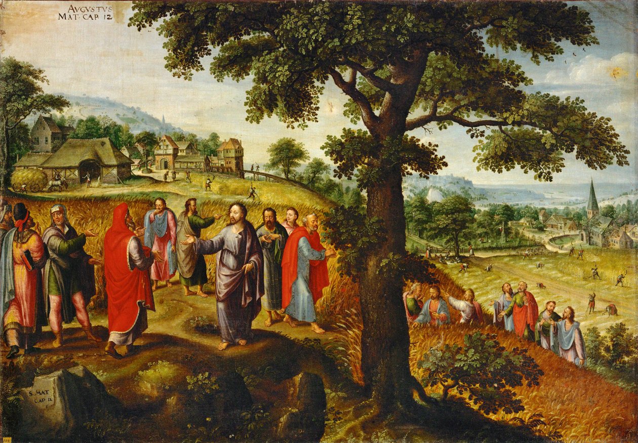 沙巴特的寓言--八月，选自月份系列（布面油画） 作者 卢卡斯·范·瓦肯博赫