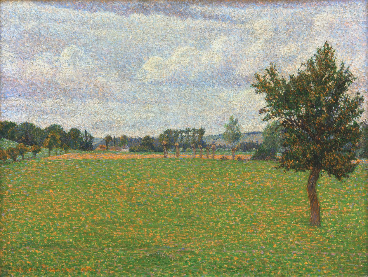 蒂尔维尔草原 作者 卢西安·皮萨罗（Lucien Pissarro）