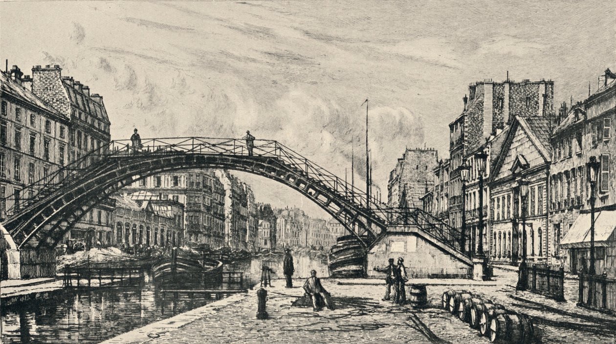 Jemmapes码头》，1915年 作者 吕西安·戈蒂埃