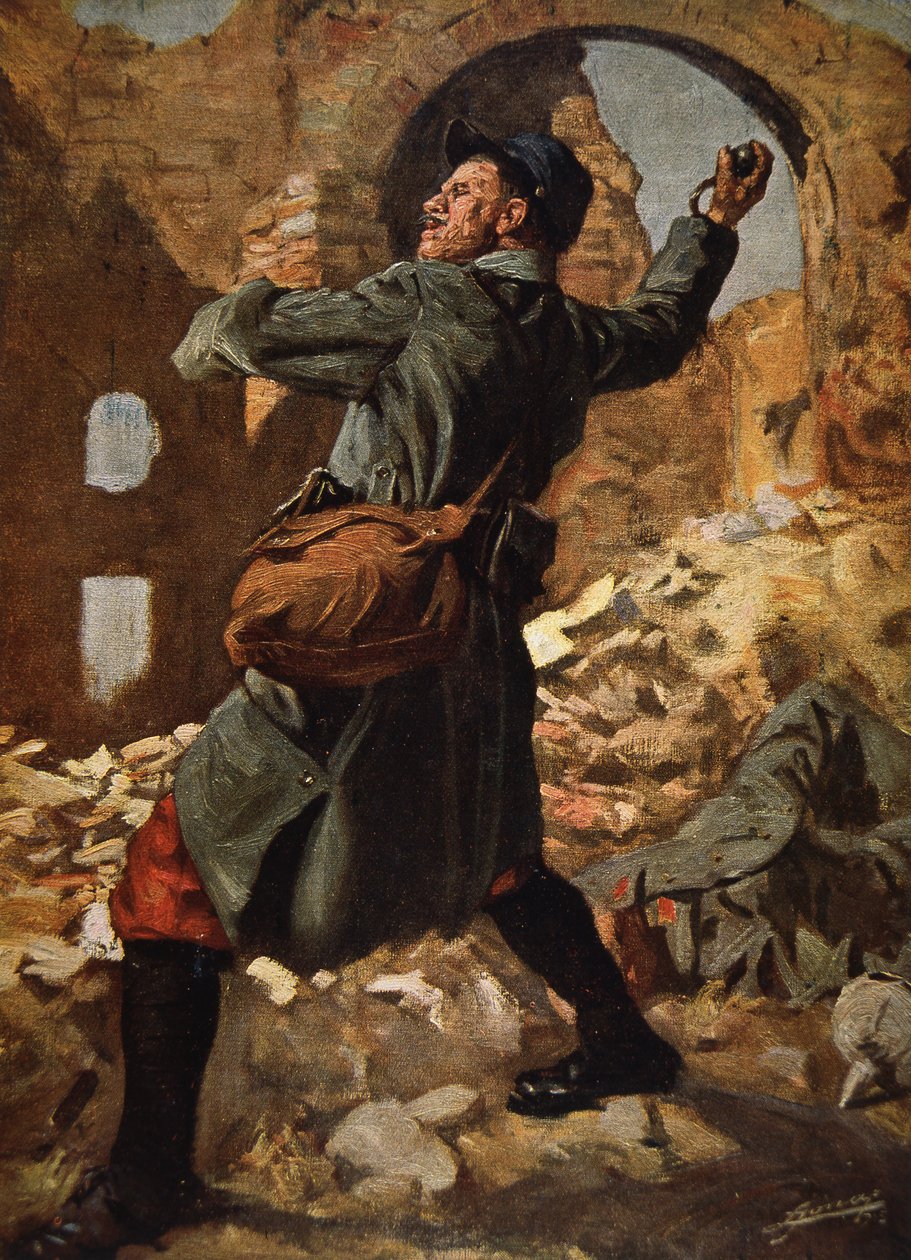 1915 年的掷弹兵 作者 吕西安·赫克托·乔纳斯