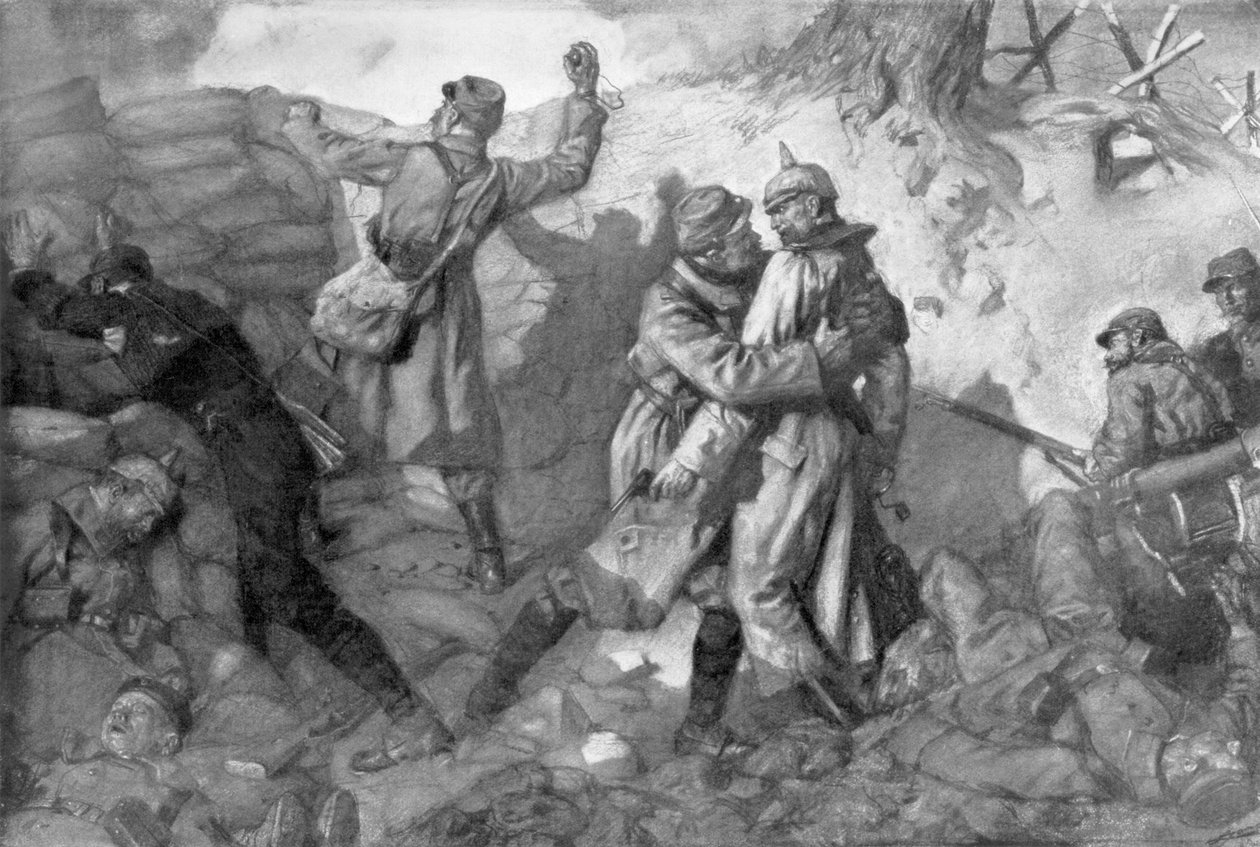 1915年，1926年，法国阿尔托瓦，巴黎圣母院洛雷特城堡的征服。 作者 露西恩·乔纳斯（Lucien Jonas）