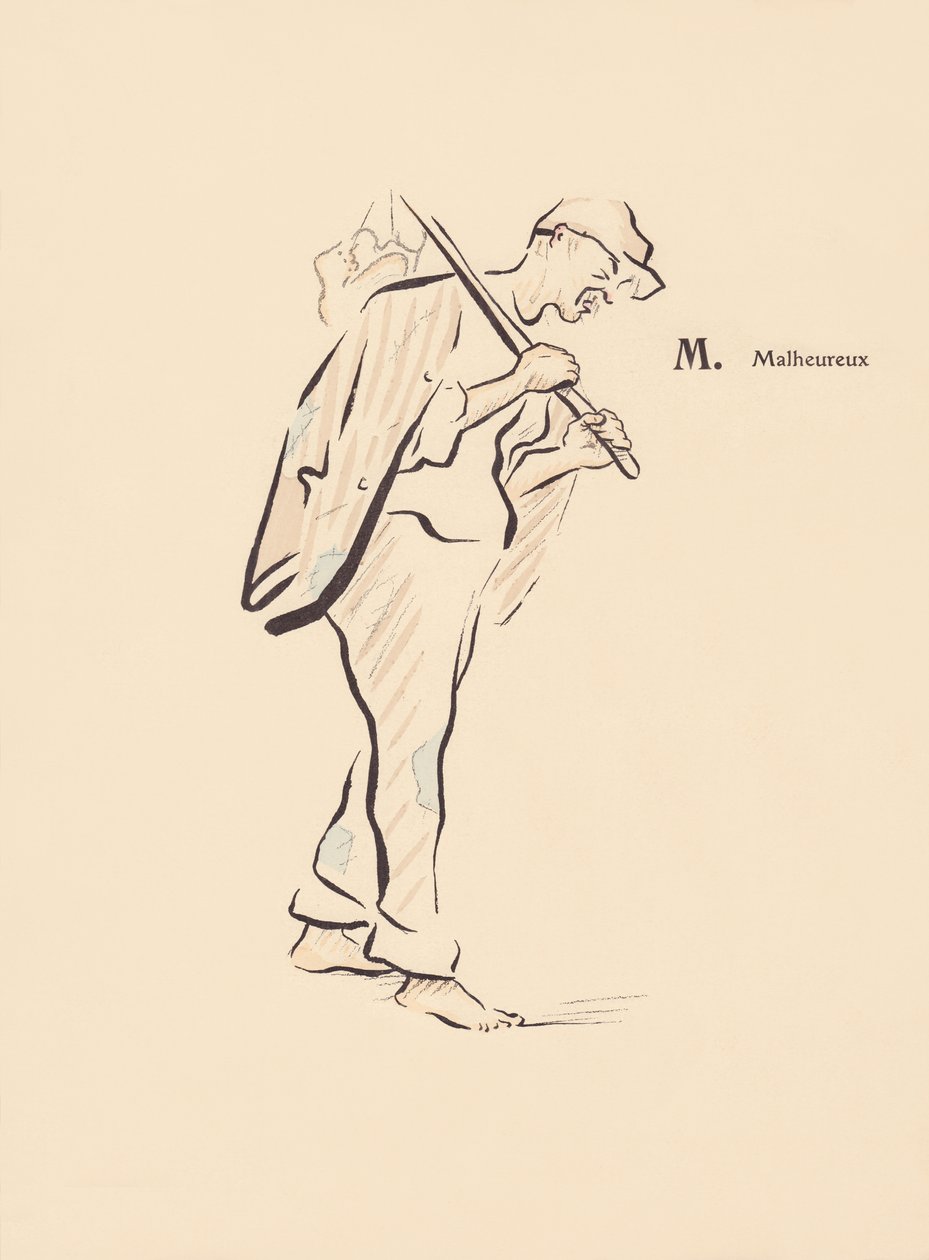 不开心先生 作者 Lucien L.（活跃于 1904 年）Henreaux