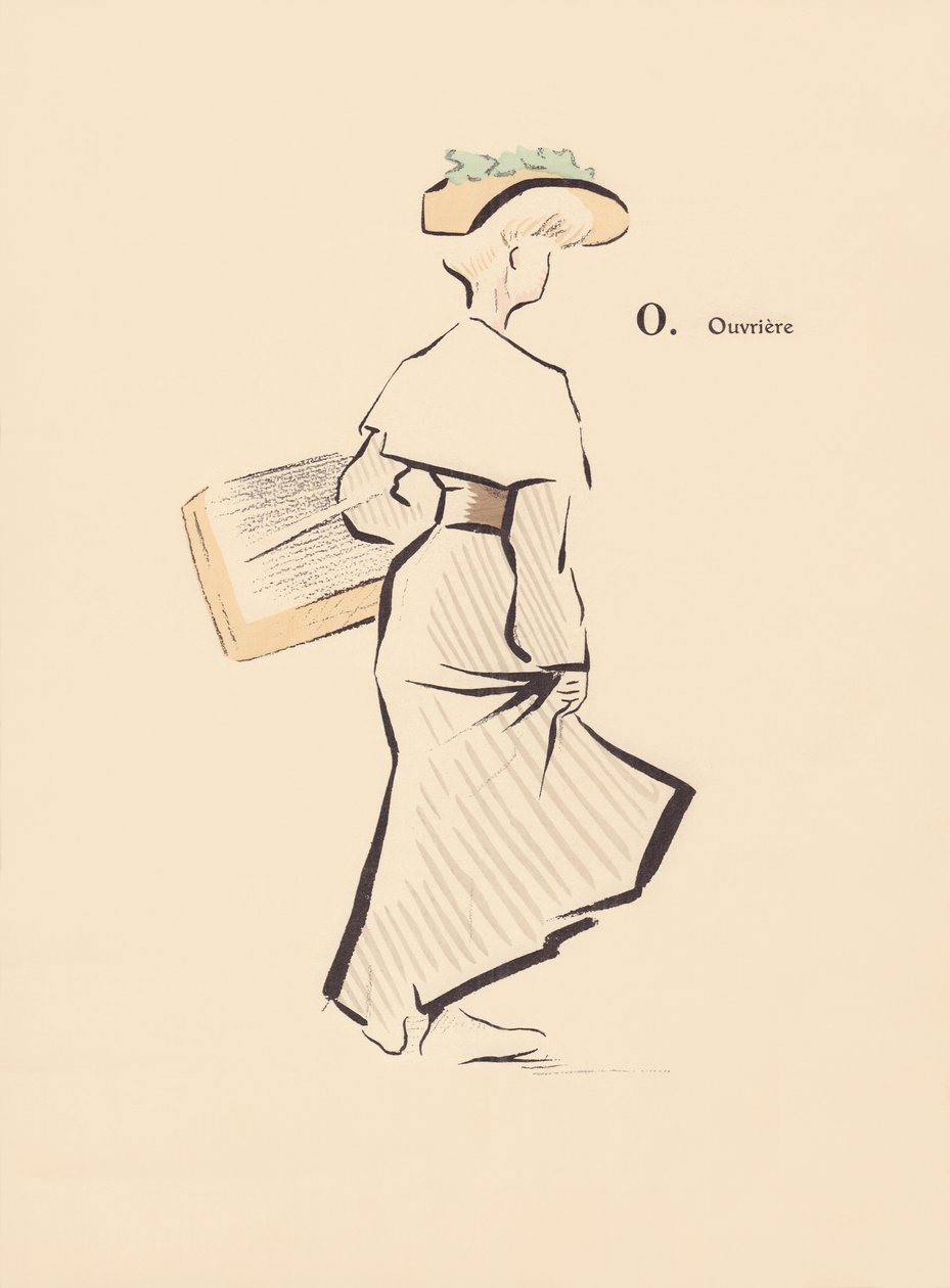 O.工人 作者 Lucien L.（活跃于 1904 年）Henreaux