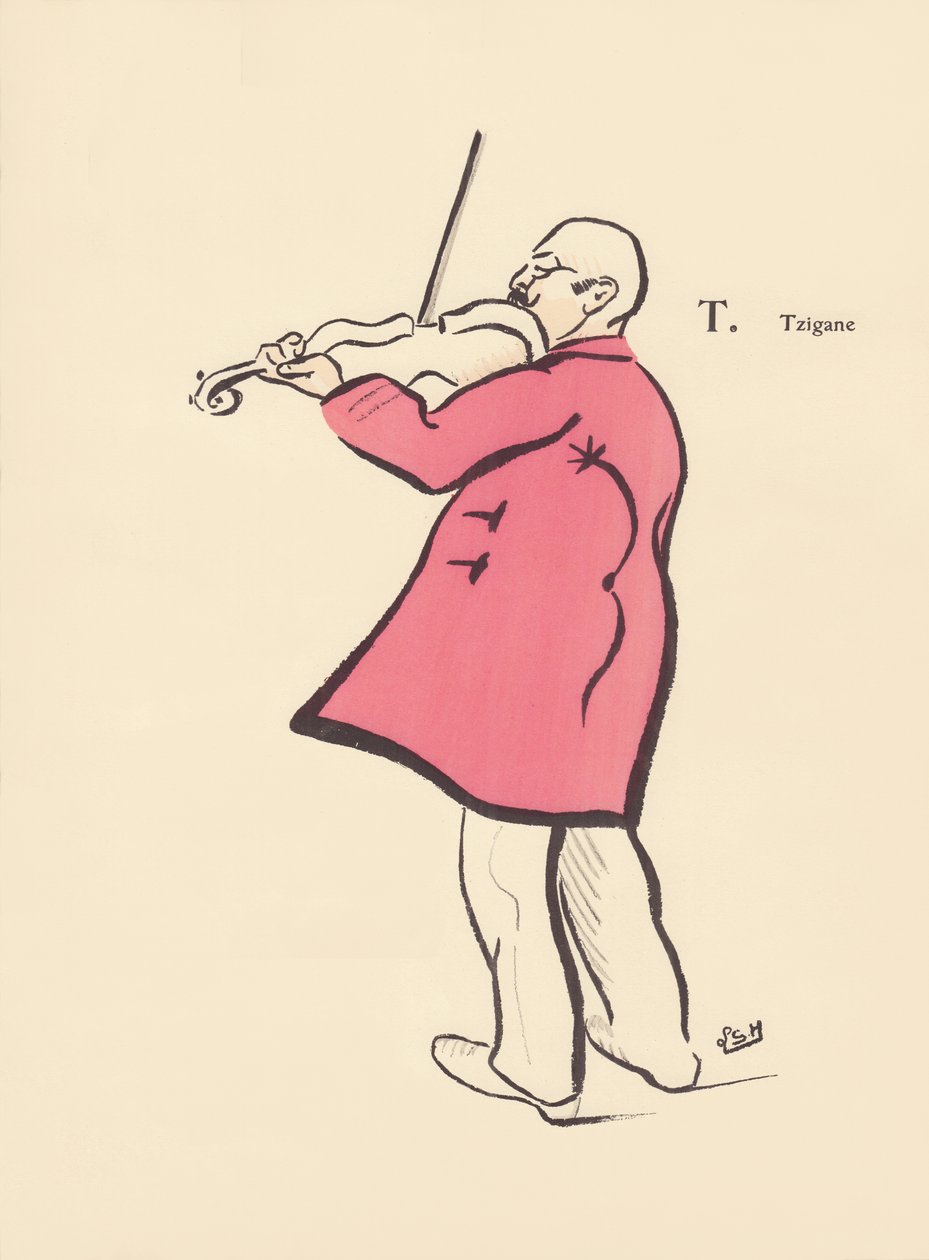 T·吉普赛人 作者 Lucien L.（活跃于 1904 年）Henreaux