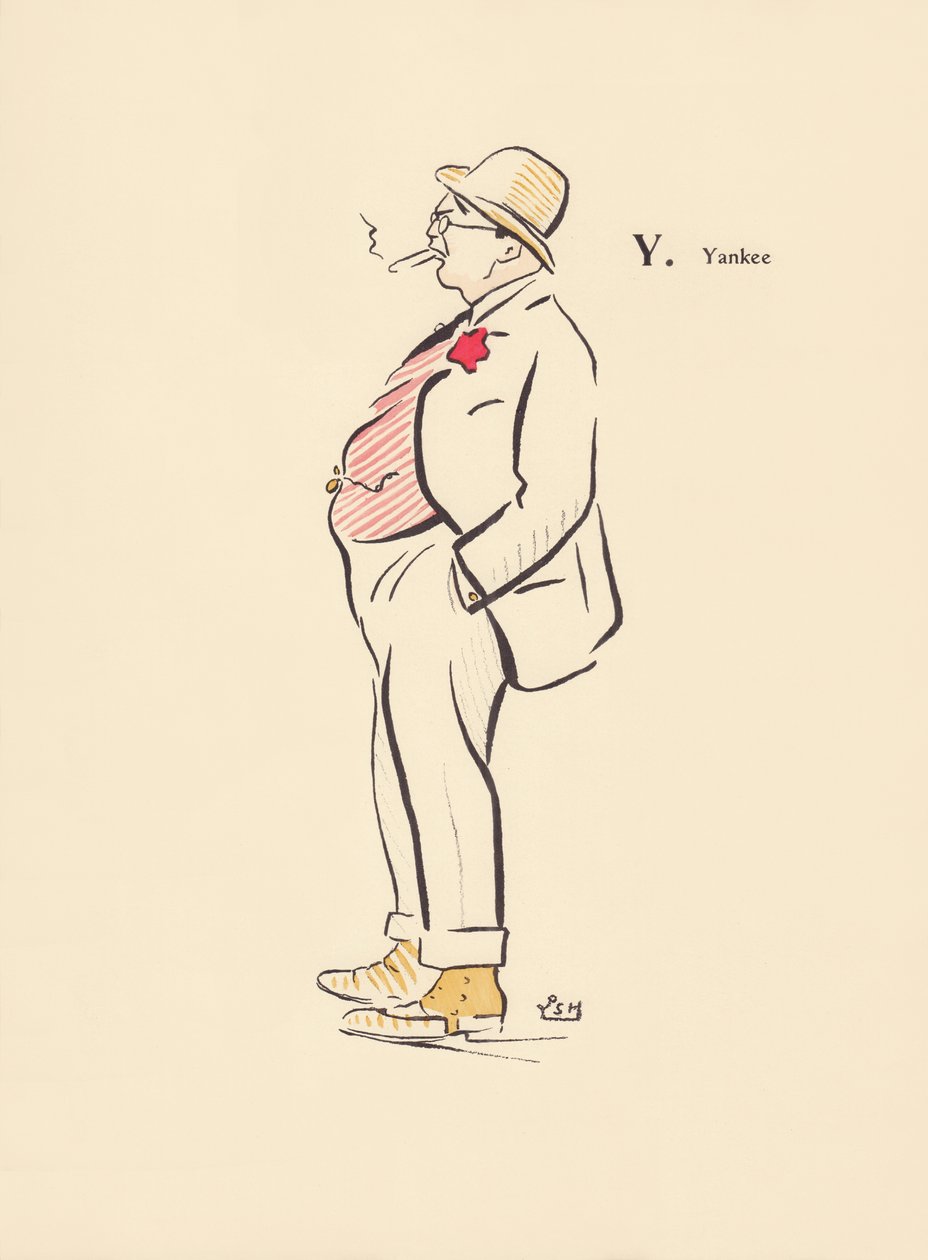 Y.YYankee 作者 Lucien L.（活跃于 1904 年）Henreaux